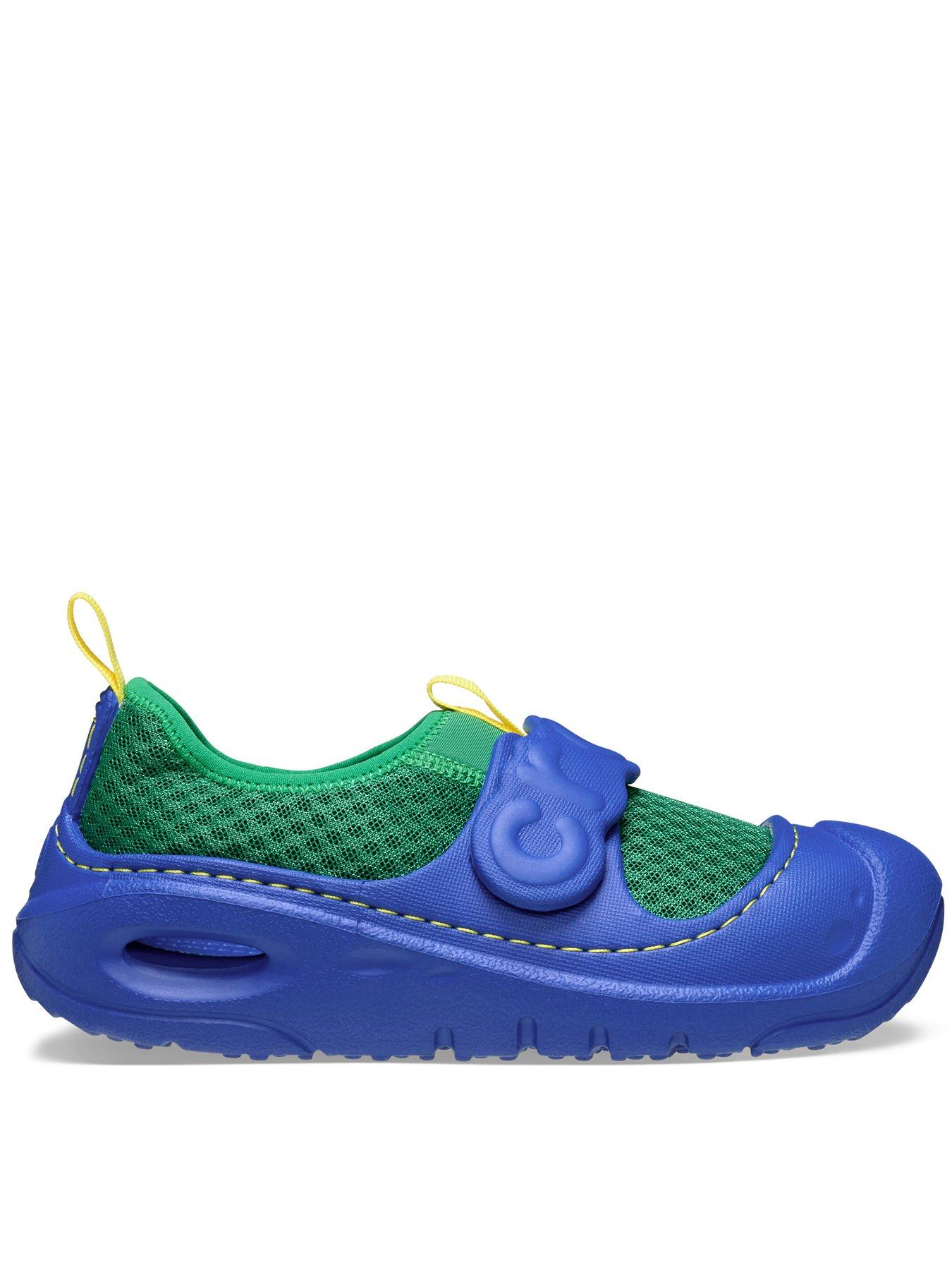 Image of Crocs Swiftwater Splash K Sandals - Green