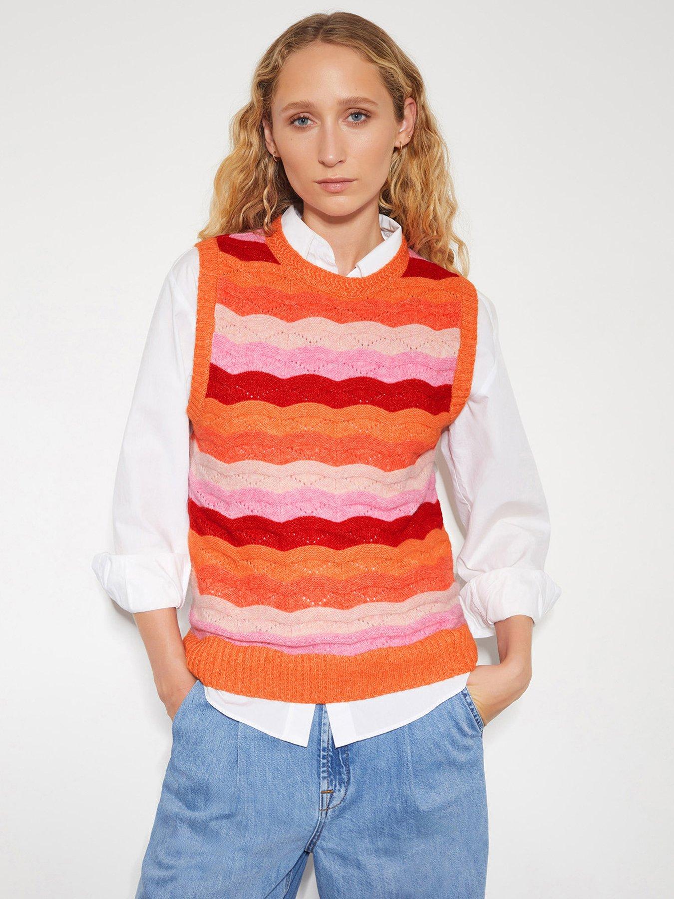 Image of Monsoon Sasha Stripe Tank - Pink