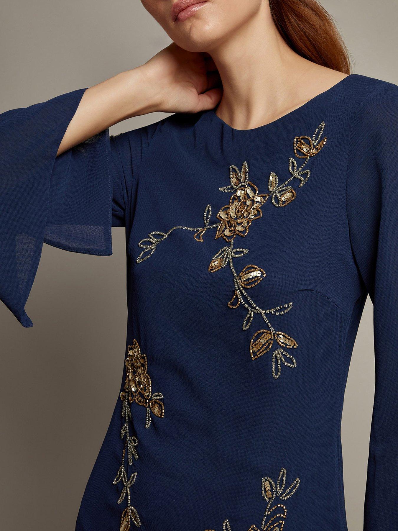 monsoon-long-sleeve-sarah-embellished-dressoutfit