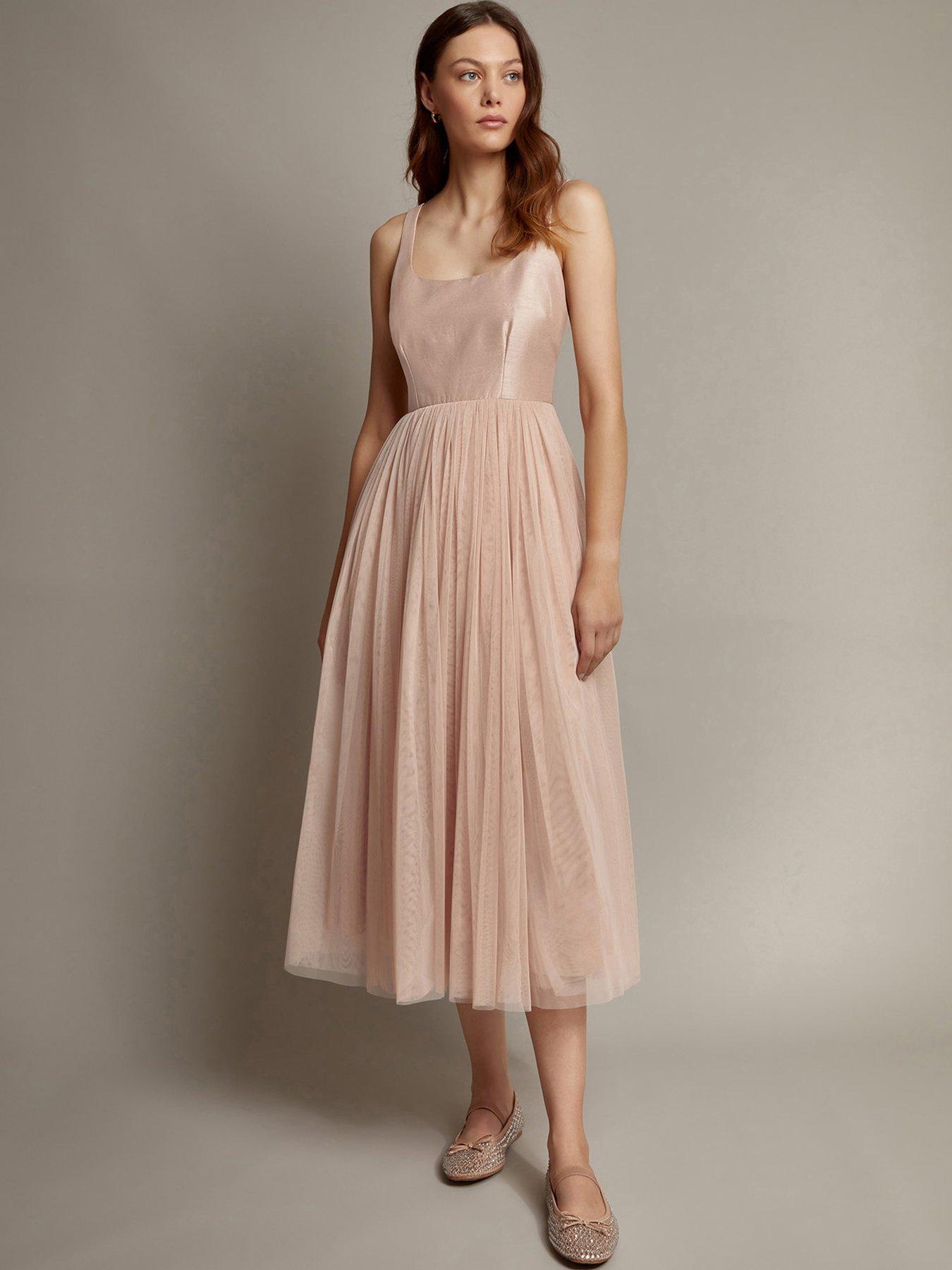 Image of Monsoon Alice Midi Dress - Pink