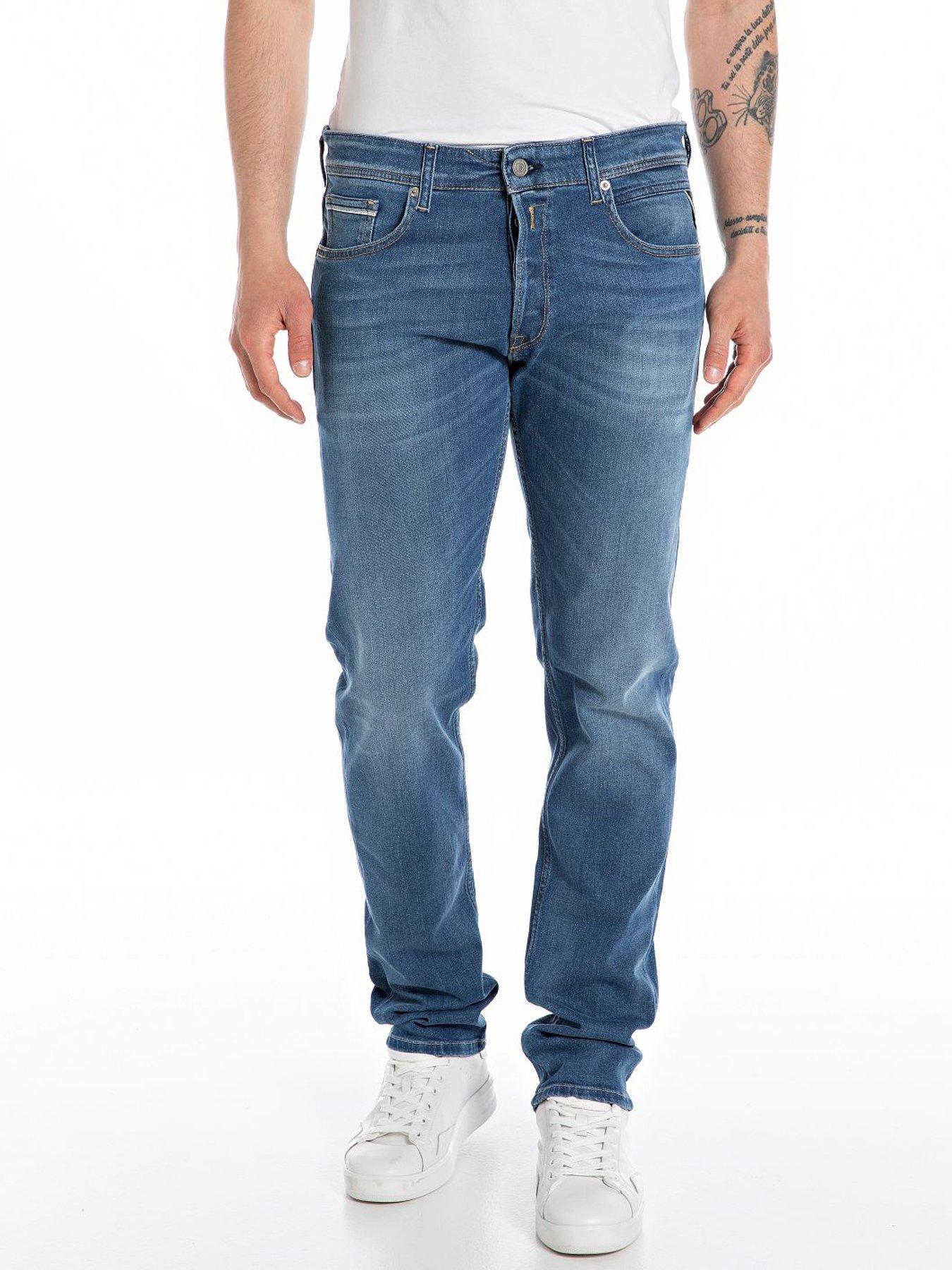 undefined Grover Regular Straight Fit Jeans - Light Blue