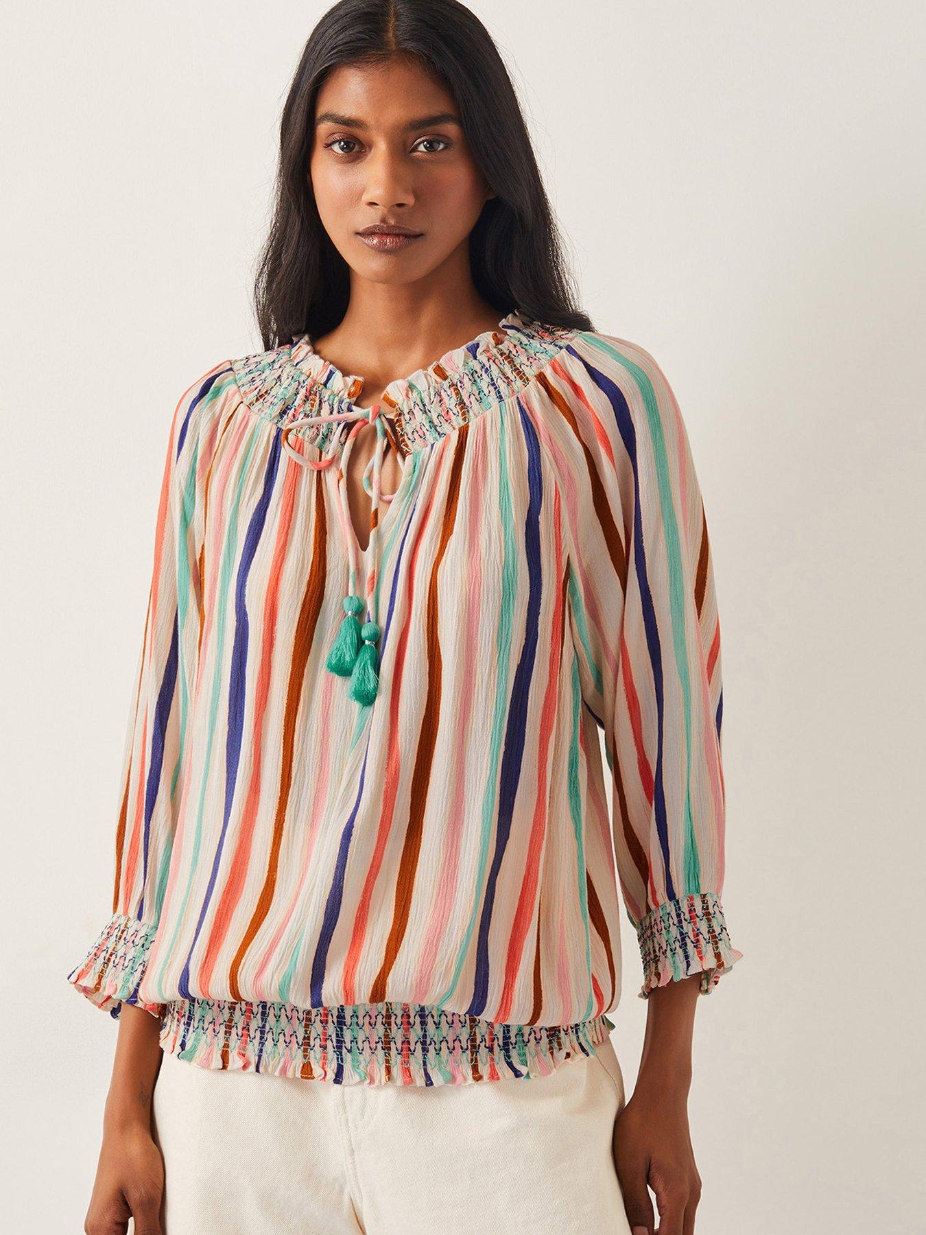 monsoon-sally-stripe-top-white