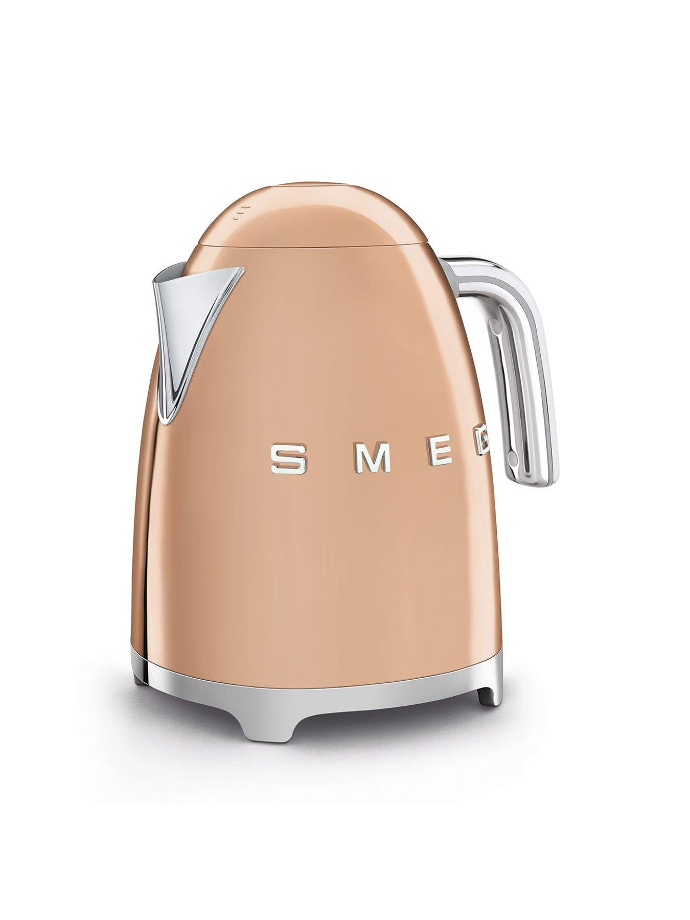 Image 2 of 7 of Smeg EEJB269 Kettle &amp; 2 Slice Toaster, Rose Gold