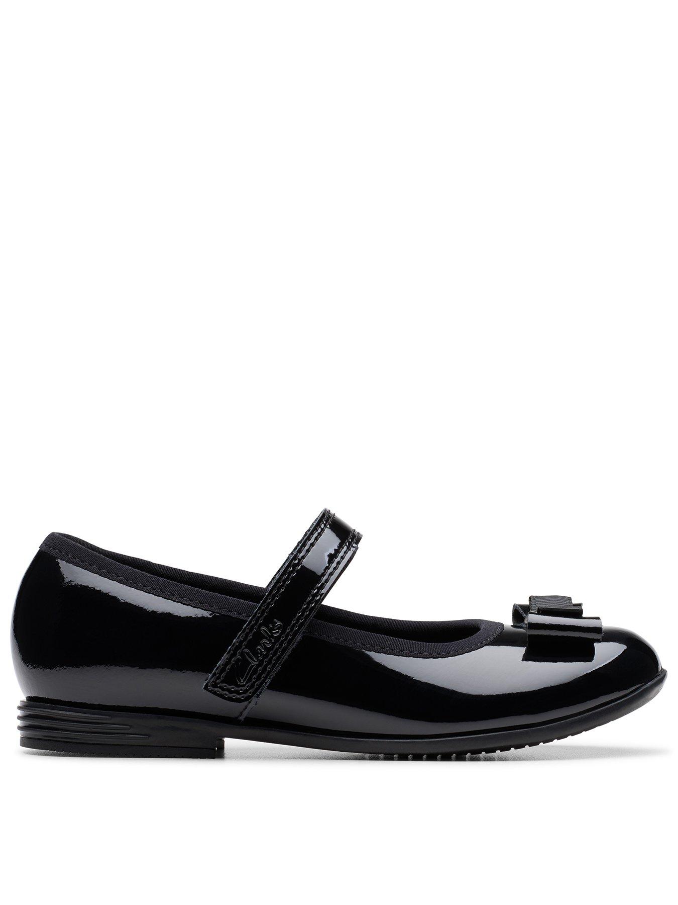 Clarks Finja Tap K. Black Pat