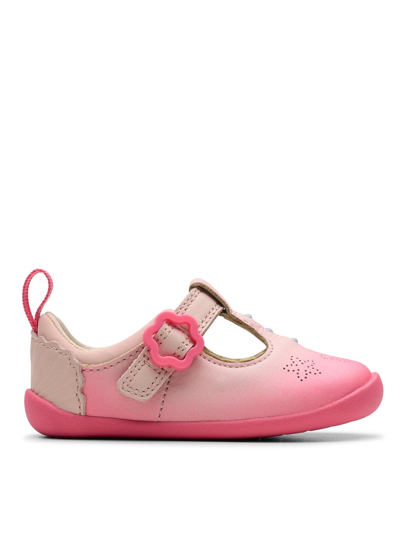 Image 1 of 7 of Clarks Roamer Shell Toddler Shoe - Pink