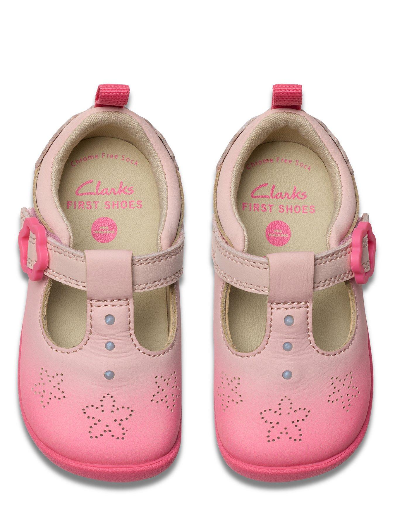 Image 4 of 7 of Clarks Roamer Shell Toddler Shoe - Pink