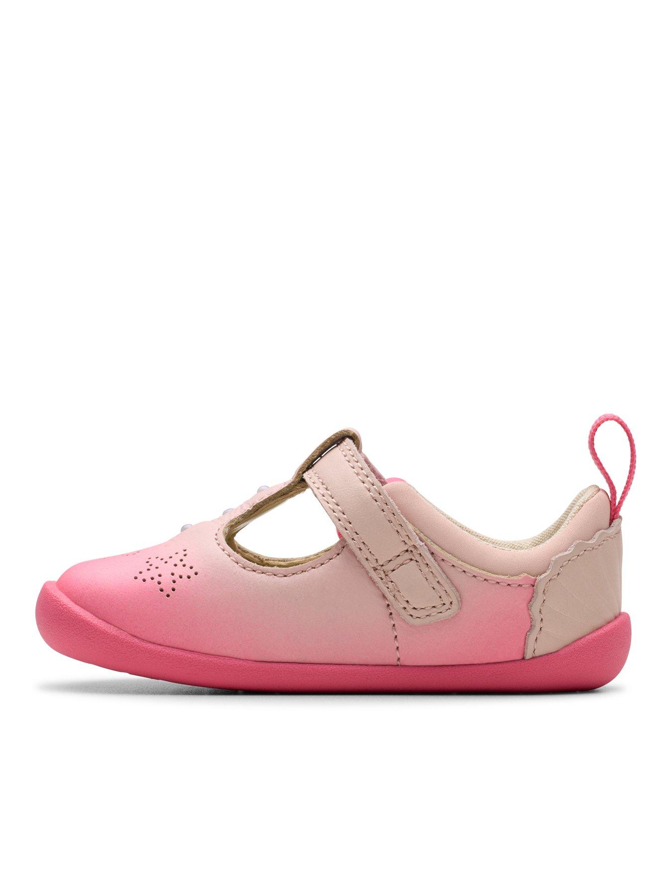 Image 6 of 7 of Clarks Roamer Shell Toddler Shoe - Pink