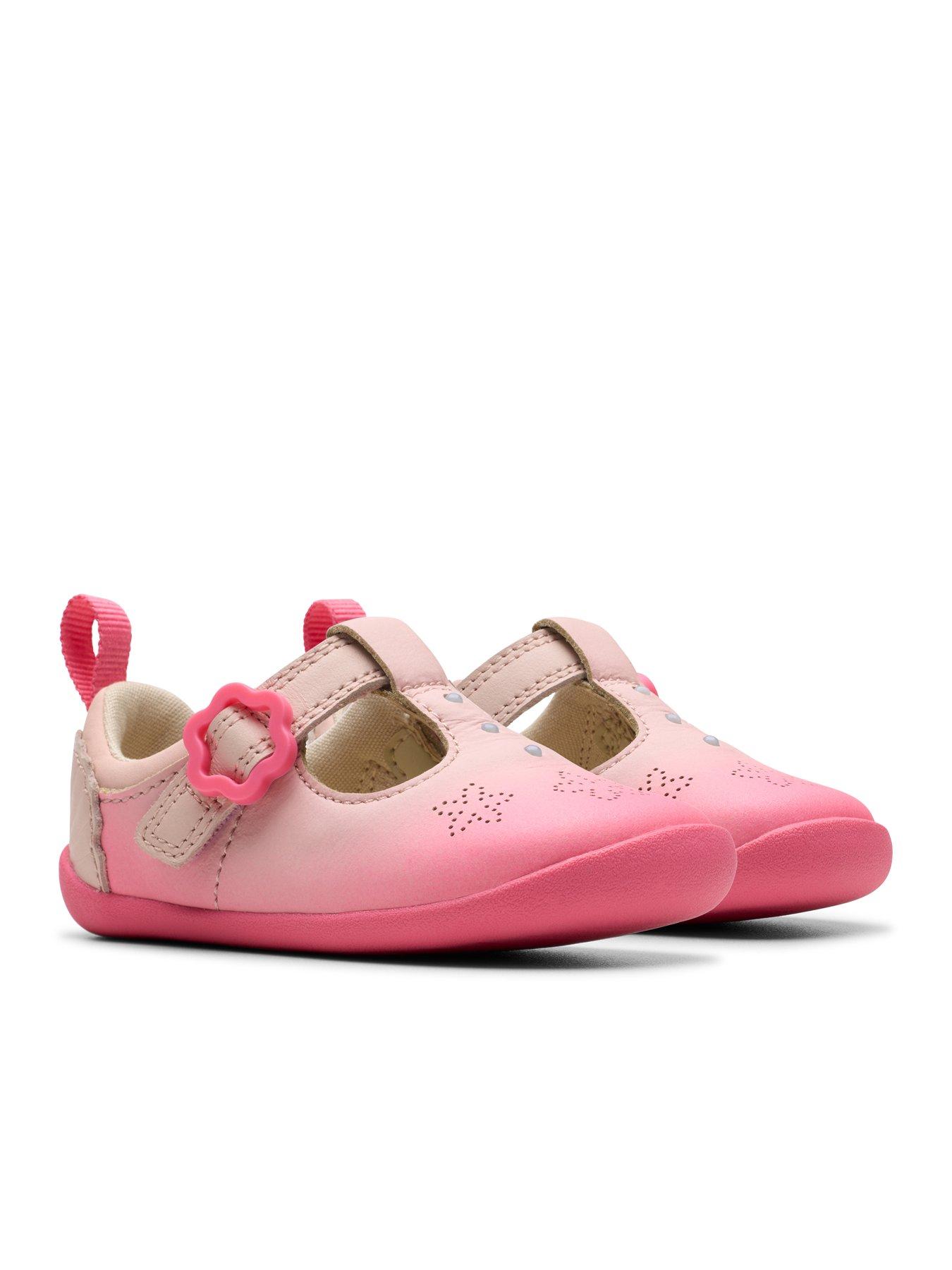 Image 7 of 7 of Clarks Roamer Shell Toddler Shoe - Pink
