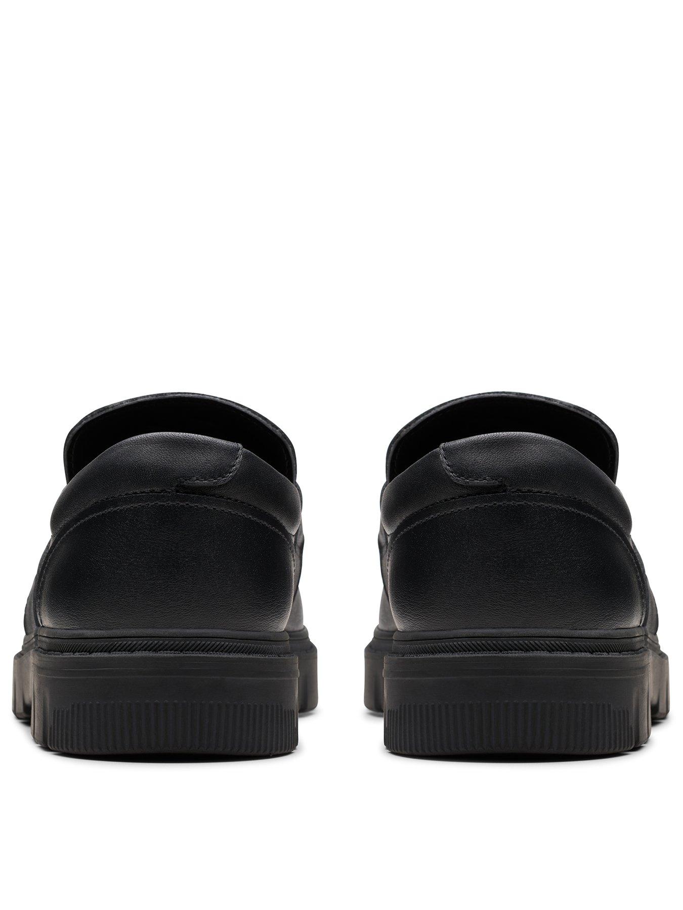Image 3 of 7 of Clarks Lorcam Craft Youth Shoe - Black