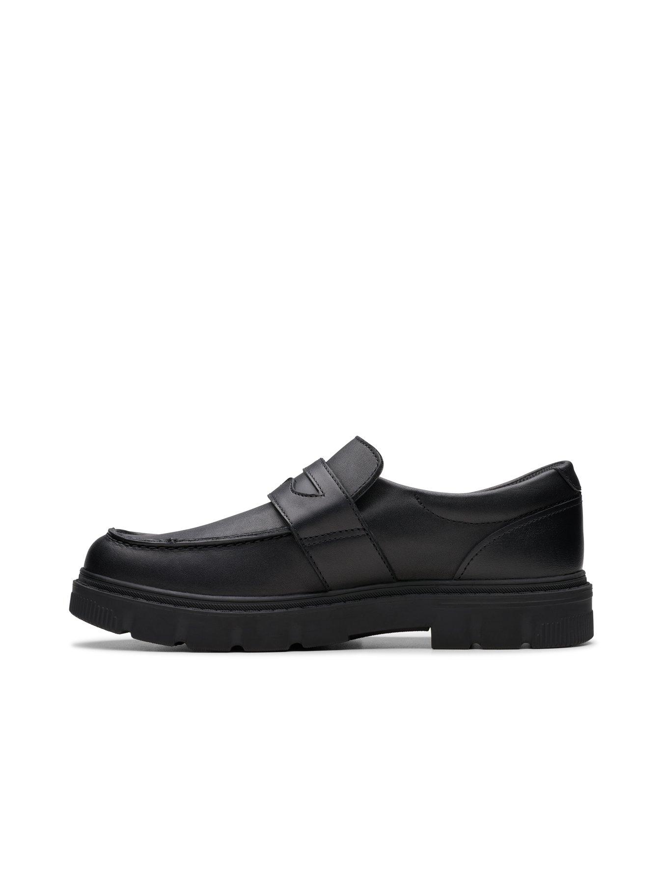 Image 6 of 7 of Clarks Lorcam Craft Youth Shoe - Black