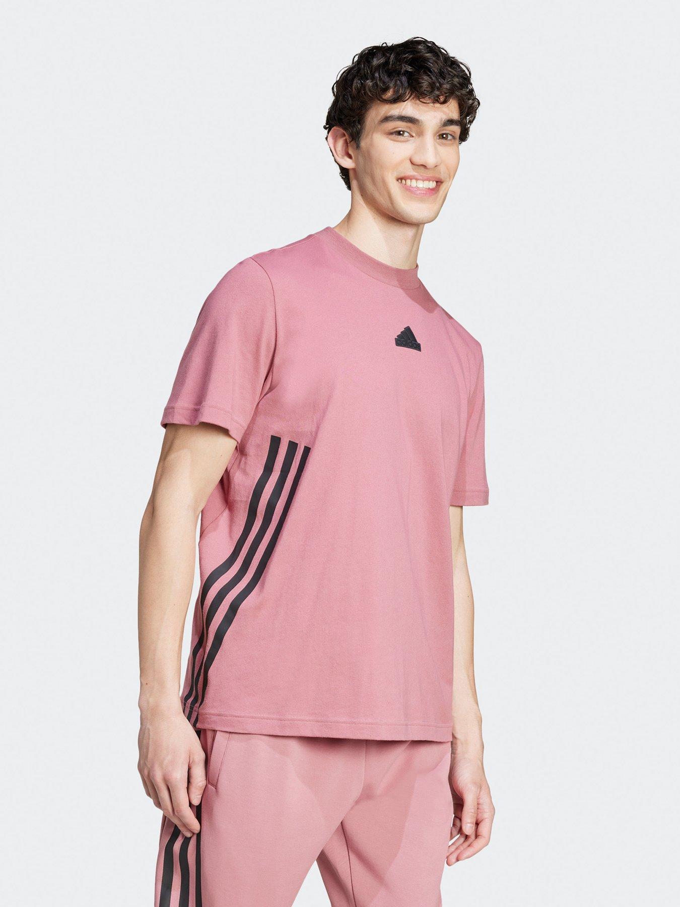 Image of adidas Sportswear Men's Future Icons 3-Stripes T-Shirt - Red