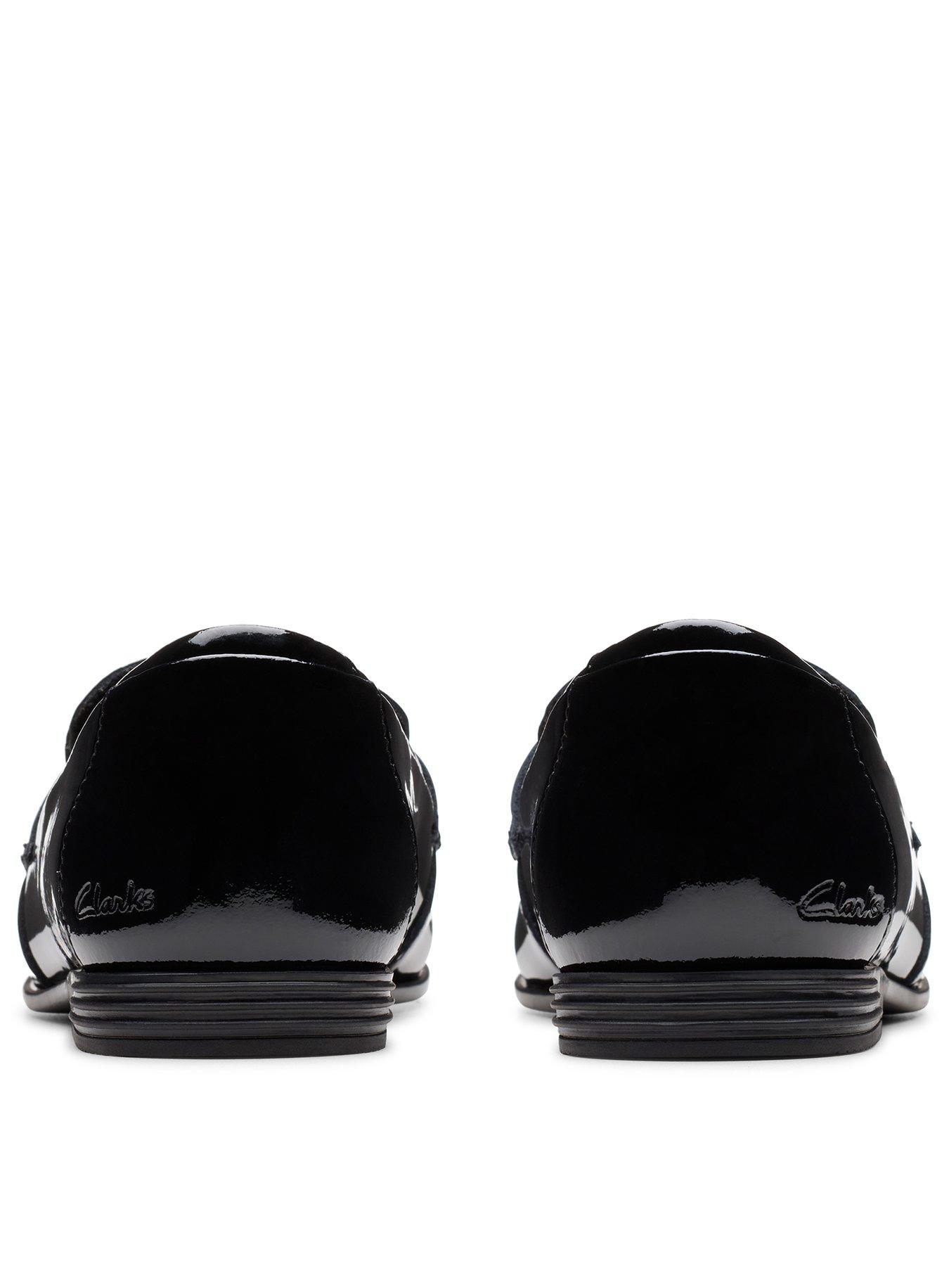 Image 3 of 7 of Clarks Finja&nbsp;Bright School Shoe - Black