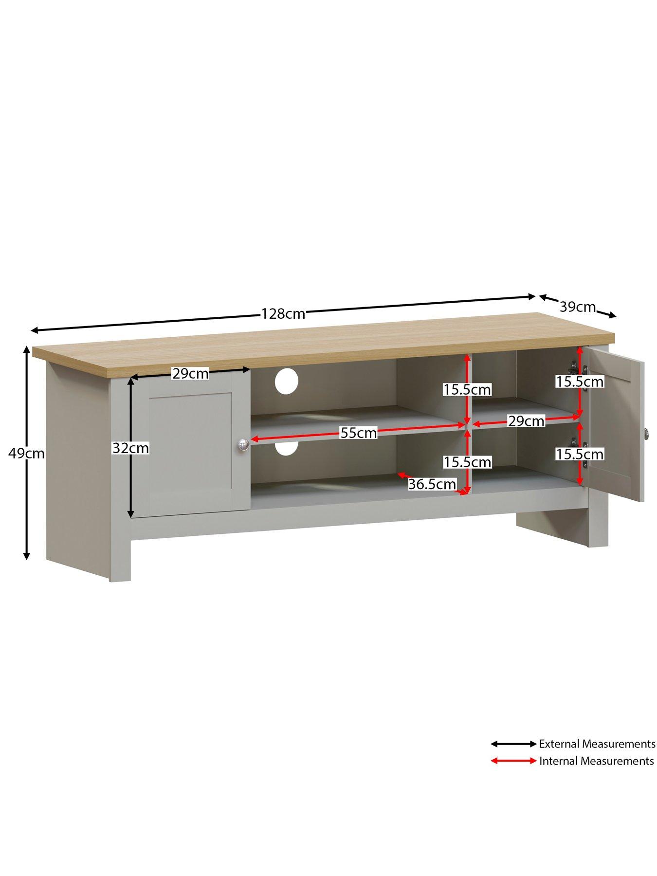 Image 7 of 7 of Vida Designs Arlington 2 Door Tv Unit (fits Up To 60")