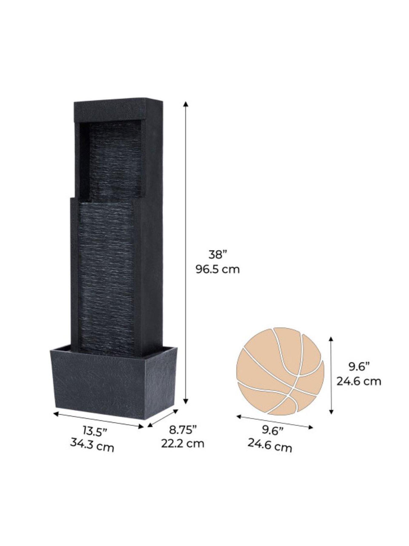 Image 5 of 7 of Teamson Home 38" Solar Water Fountain