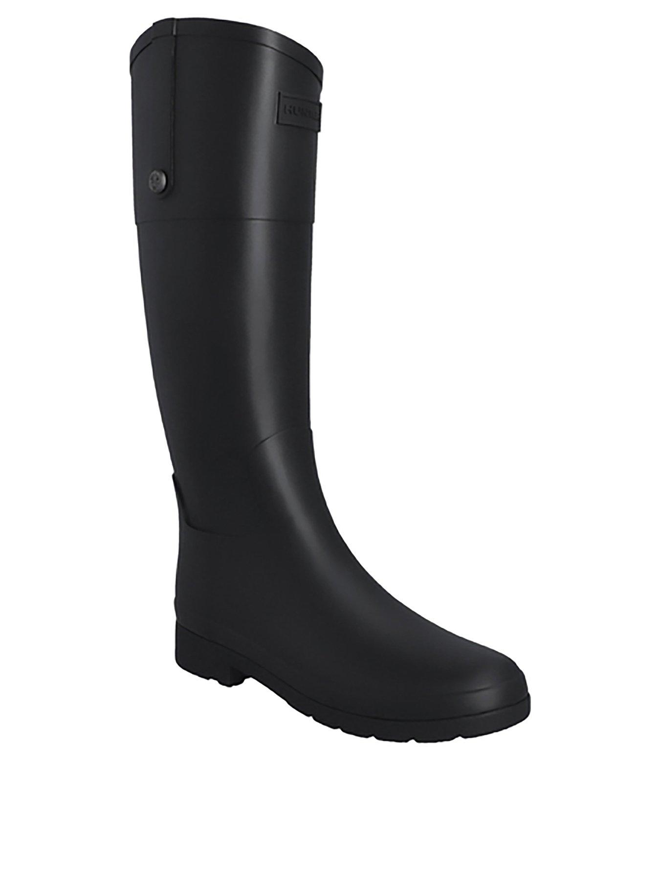 hunter-womens-refined-riding-boots-blackstillFront