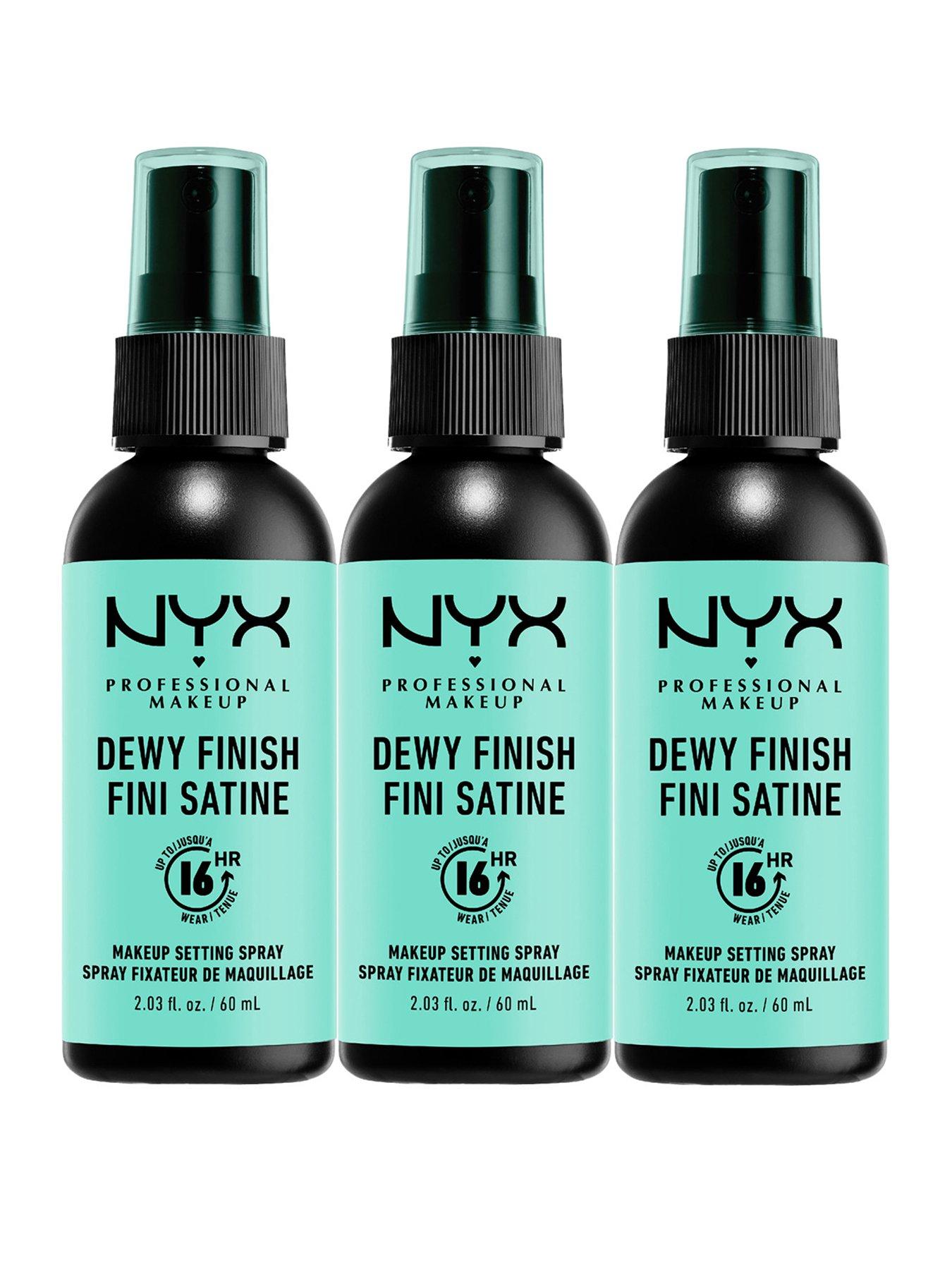 NYX PROFESSIONAL MAKEUP NYX Professional Makeup, Makeup Setting Spray - Dewy (Pack of 3)