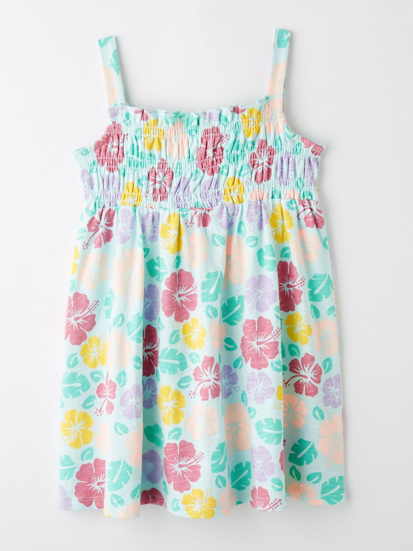 Image 2 of 5 of Mini V by Very Girls 2 Pack Shirred Dresses - Multi