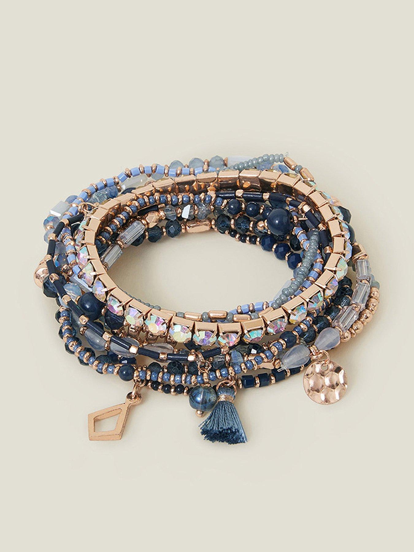 accessorize-luxe-beaded-charm-stretch-bracelet-pack