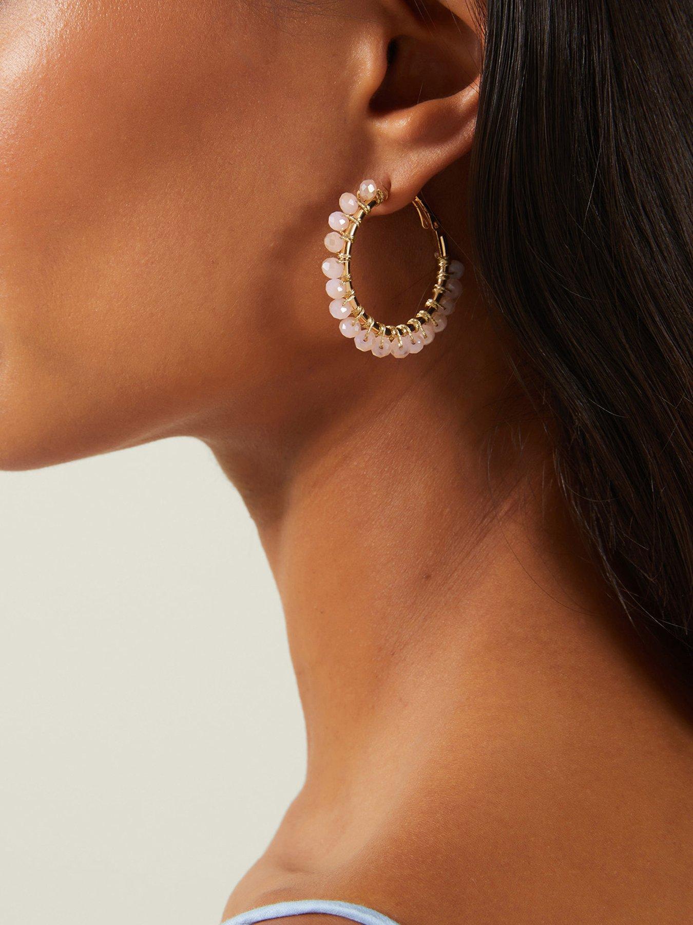 accessorize-facet-bead-hoop-earringsstillFront