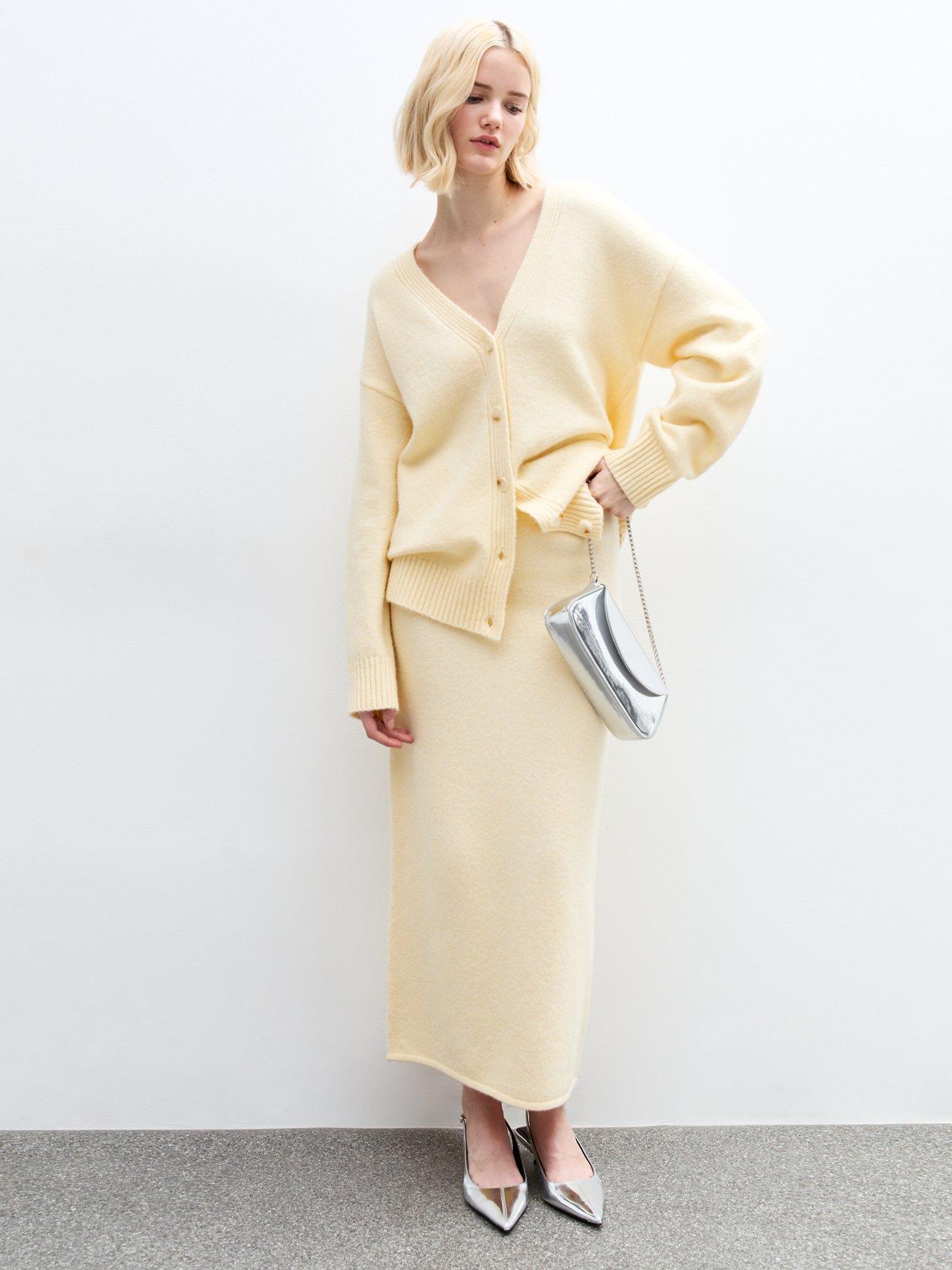 new-look-light-yellow-oversized-midweight-knit-cardigandetail