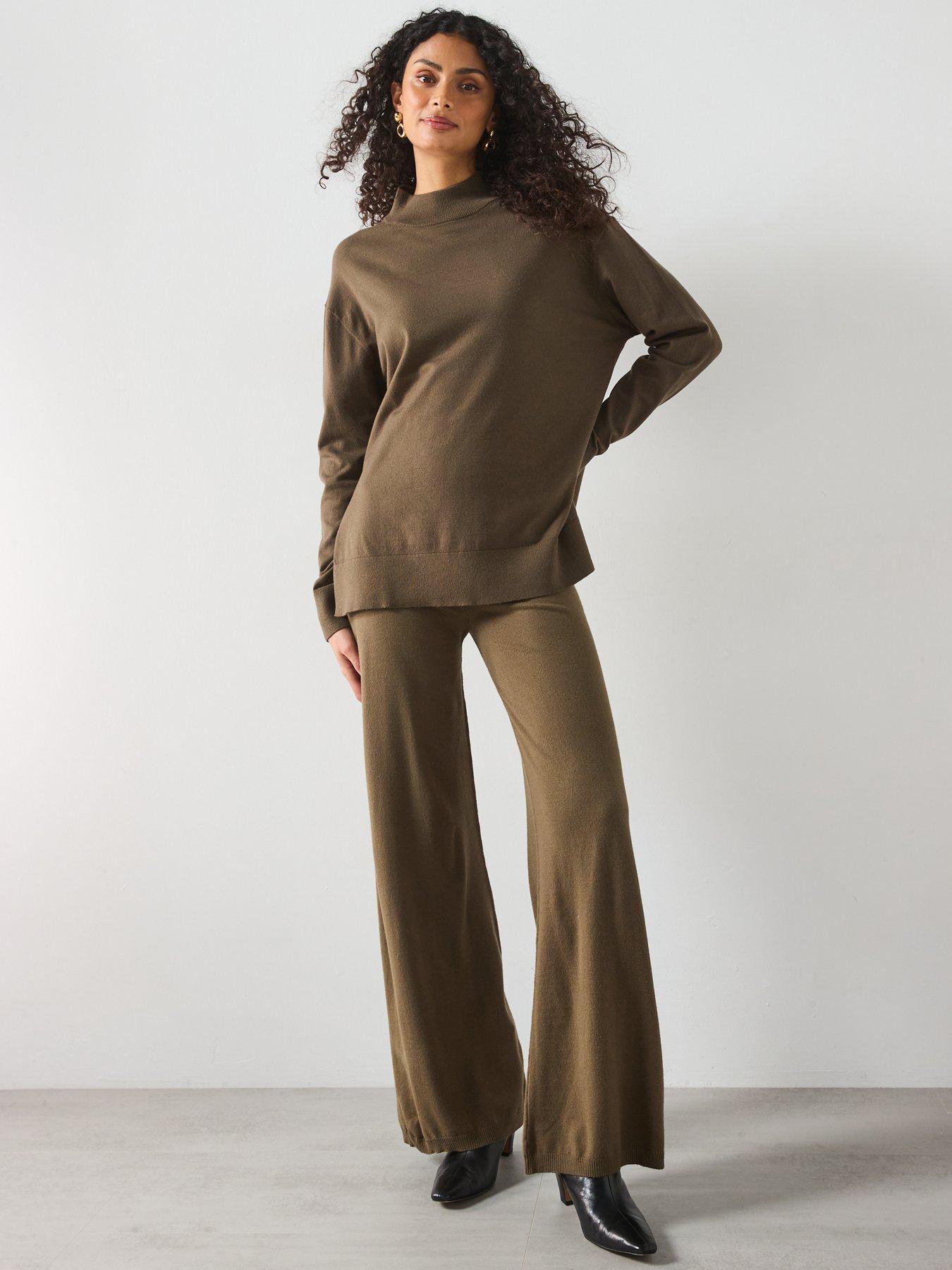 mango-fine-knit-wide-leg-trousers--khakiback