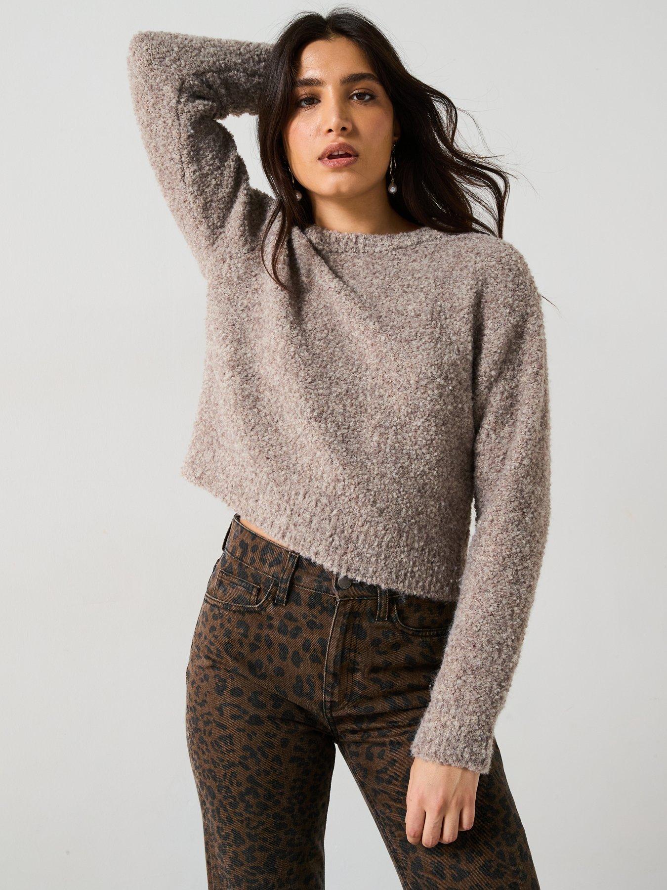 mango-soft-textured-jumper-browndetail