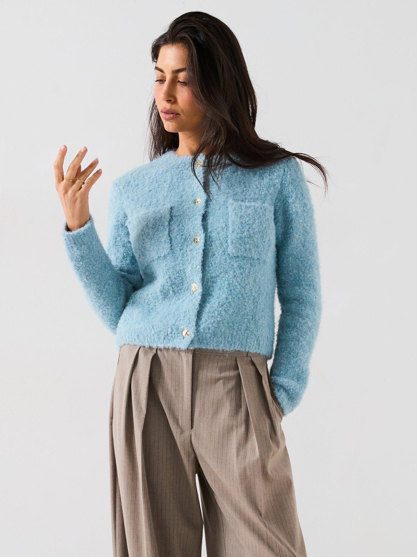 mango-soft-textured-cardigan-light-blue