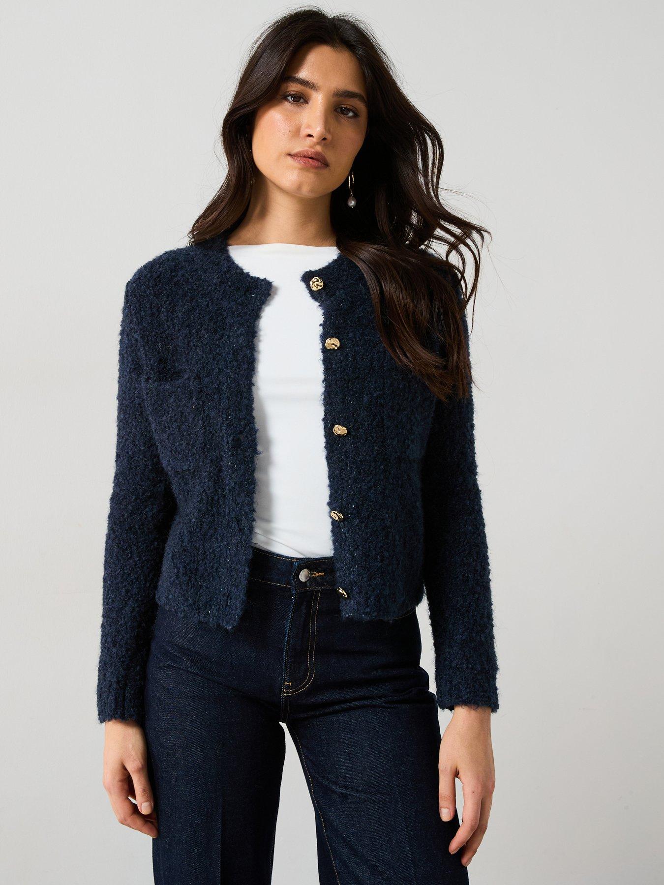 mango-soft-textured-cardigan-navy