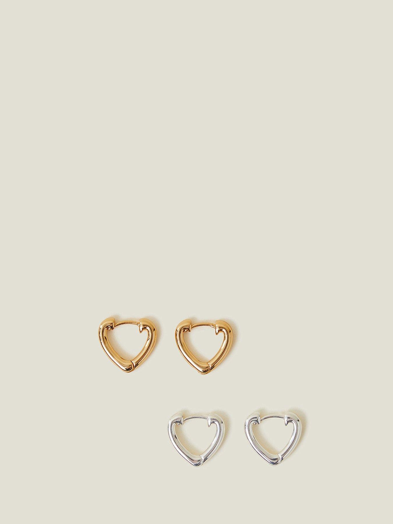 accessorize-2-pack-heart-hoop-earringsback