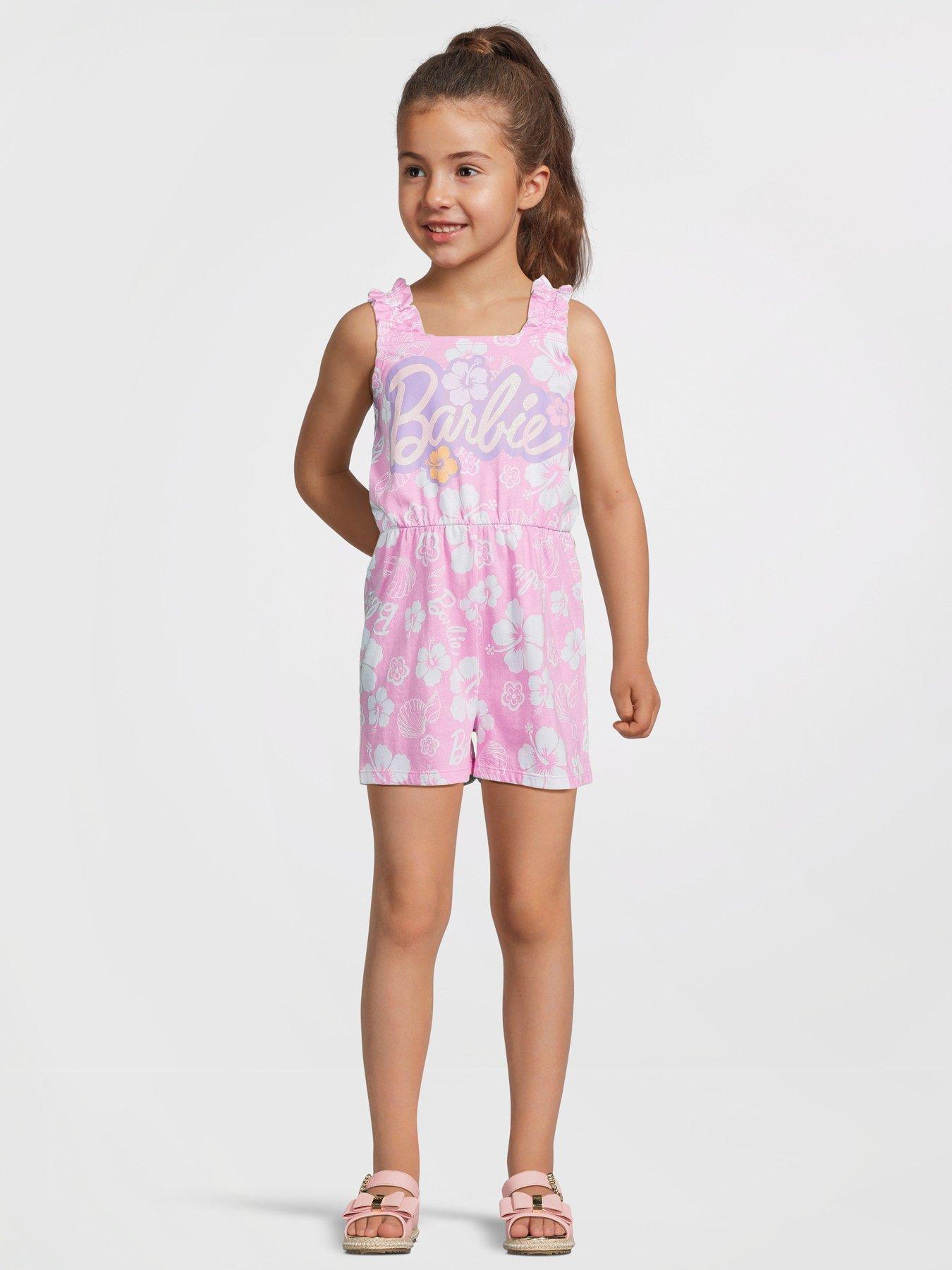 undefined Barbie Frill Hem Strappy Playsuit