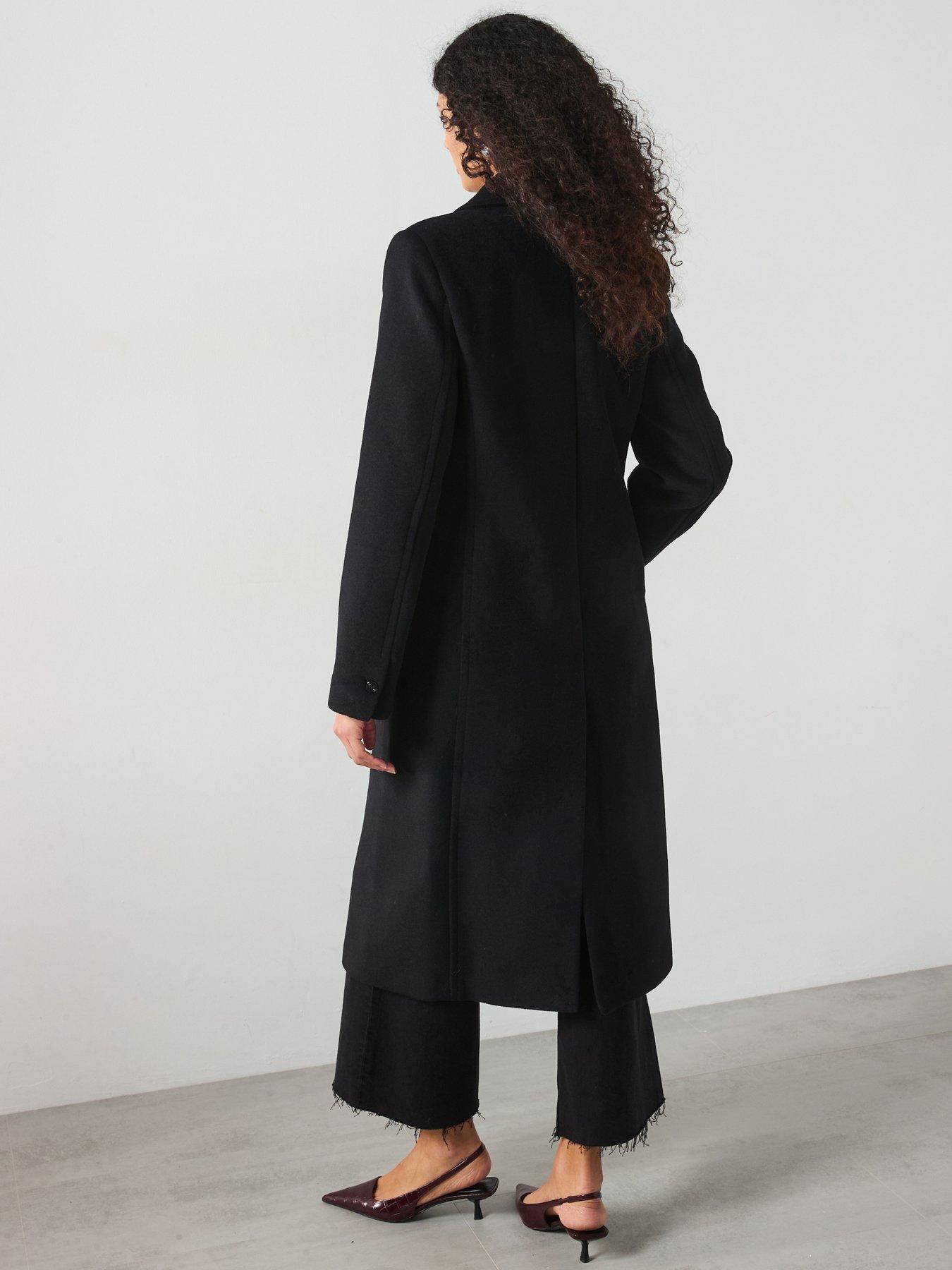 mango-wool-mix-coat-blackstillFront