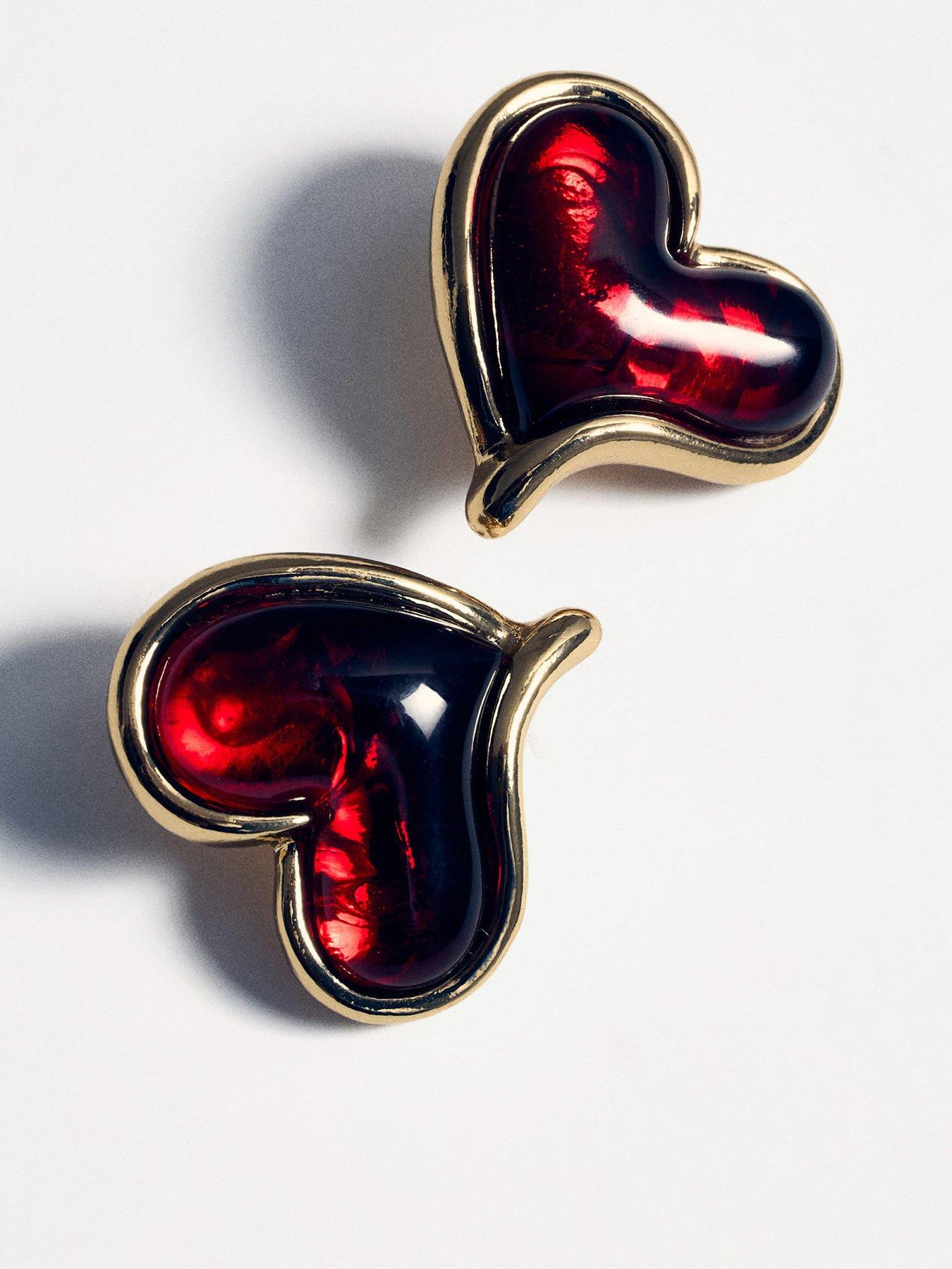 mango-heart-earrings-red