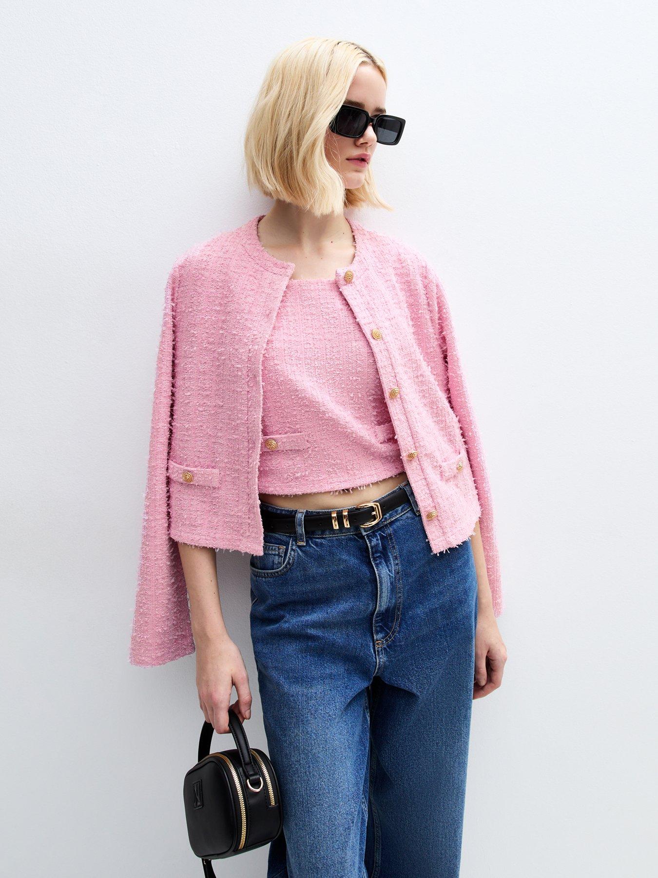 new-look-textured-button-front-cardigan-pinkoutfit