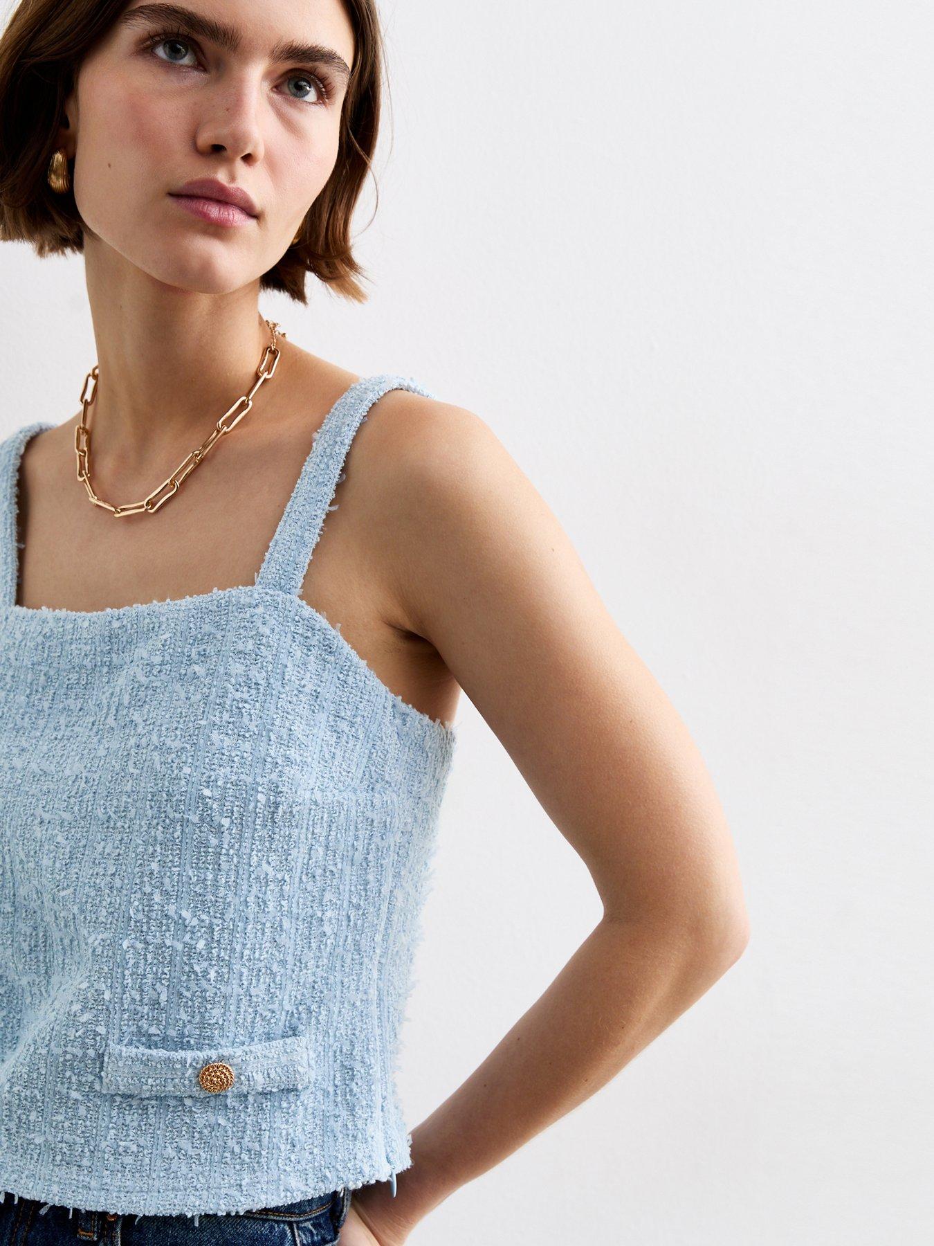 new-look-pale-textured-button-detail-cropped-vest-bluedetail