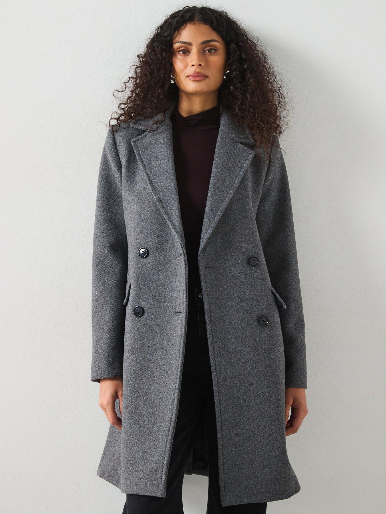 mango-double-breasted-wool-mix-coat-grey