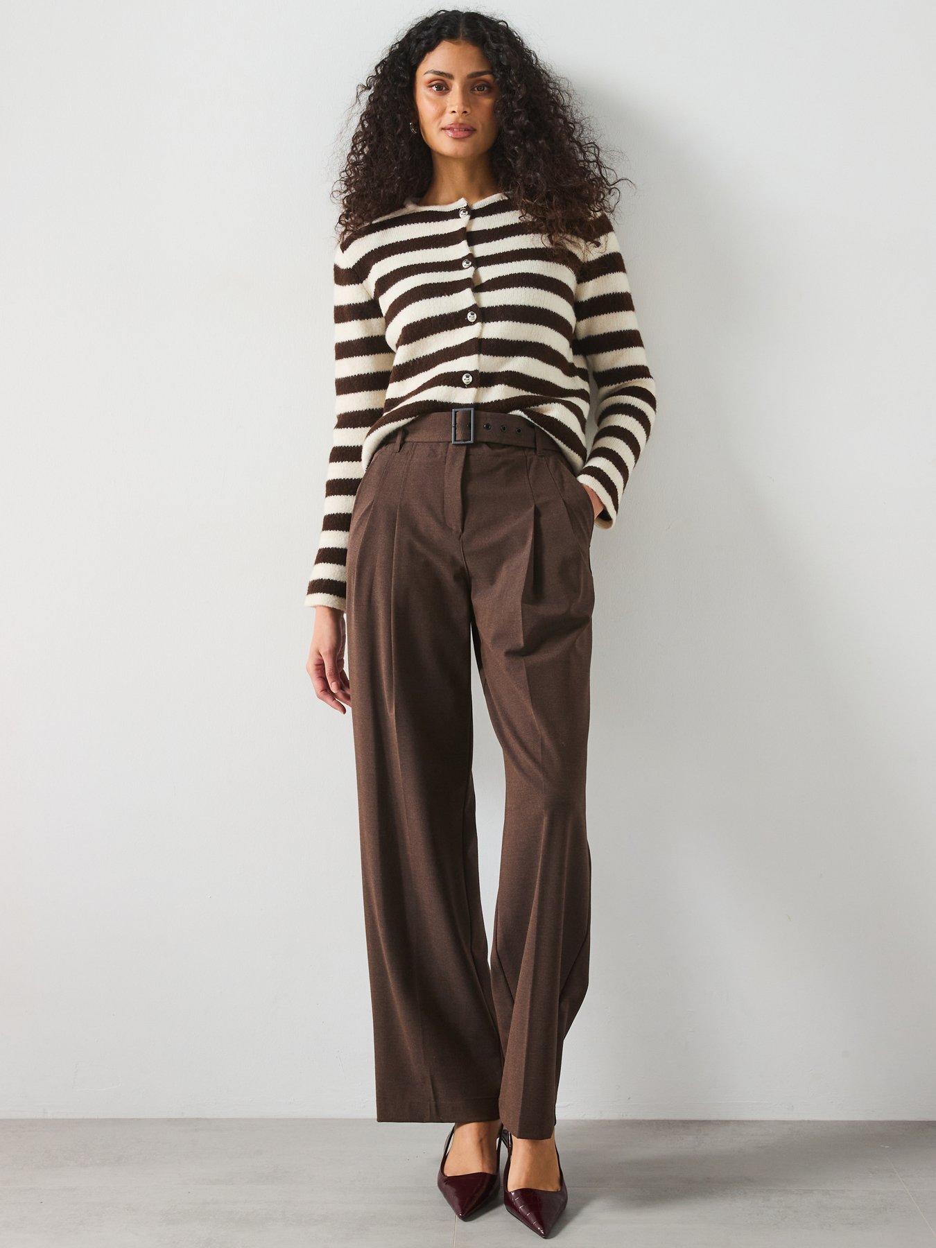 mango-belted-wide-leg-trousers-brownback