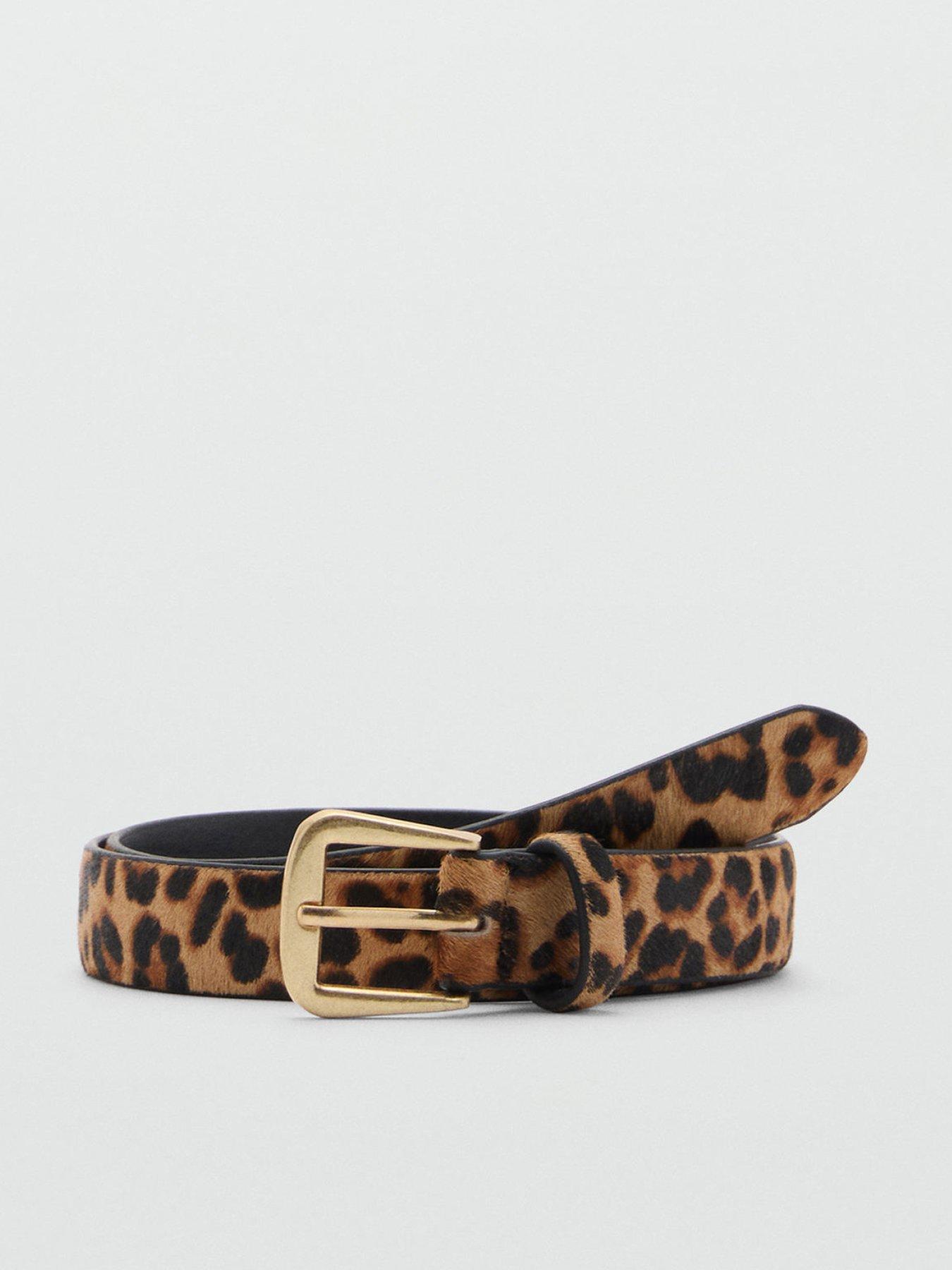 mango-leopard-leather-belt