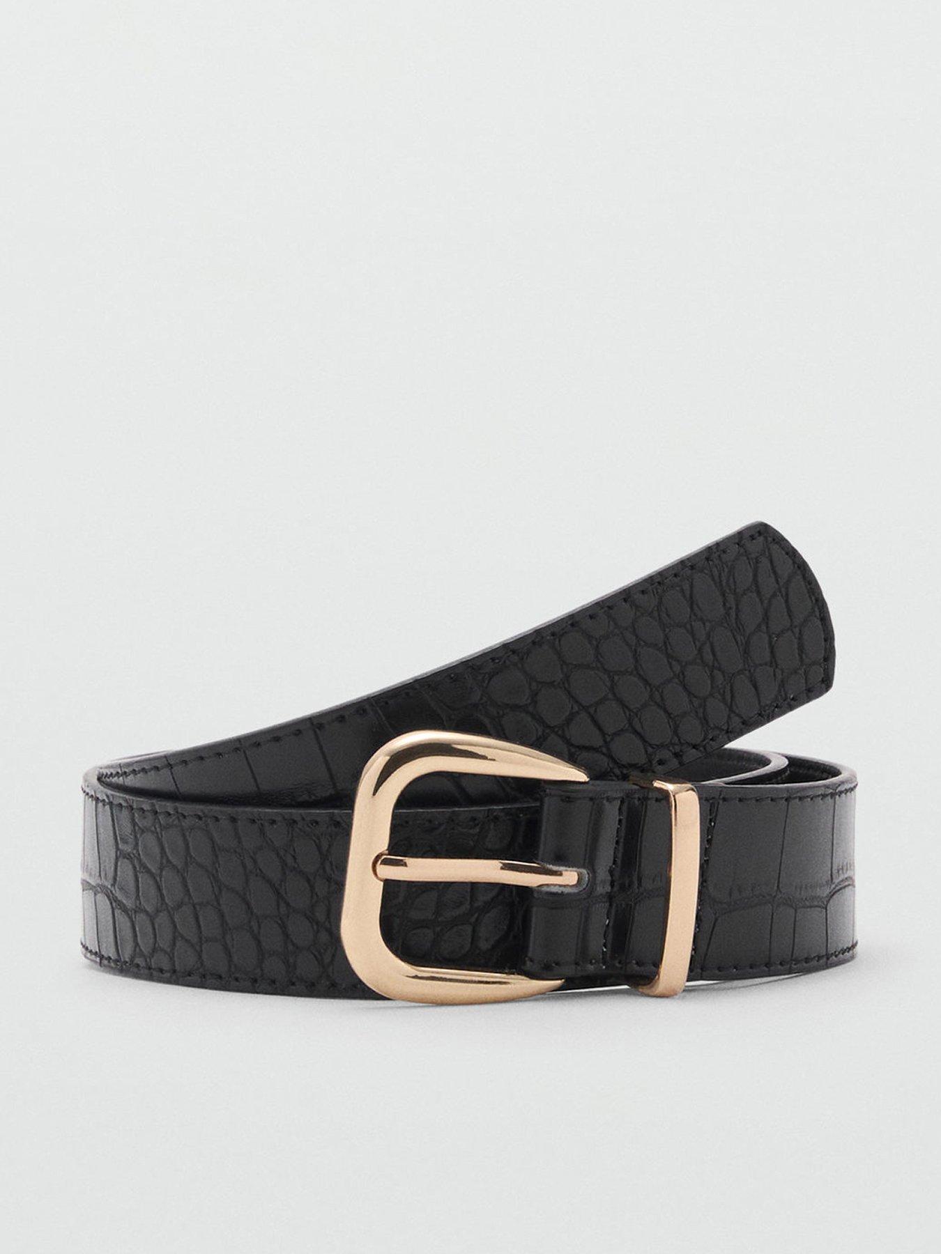 mango-crocodile-effect-belt--black