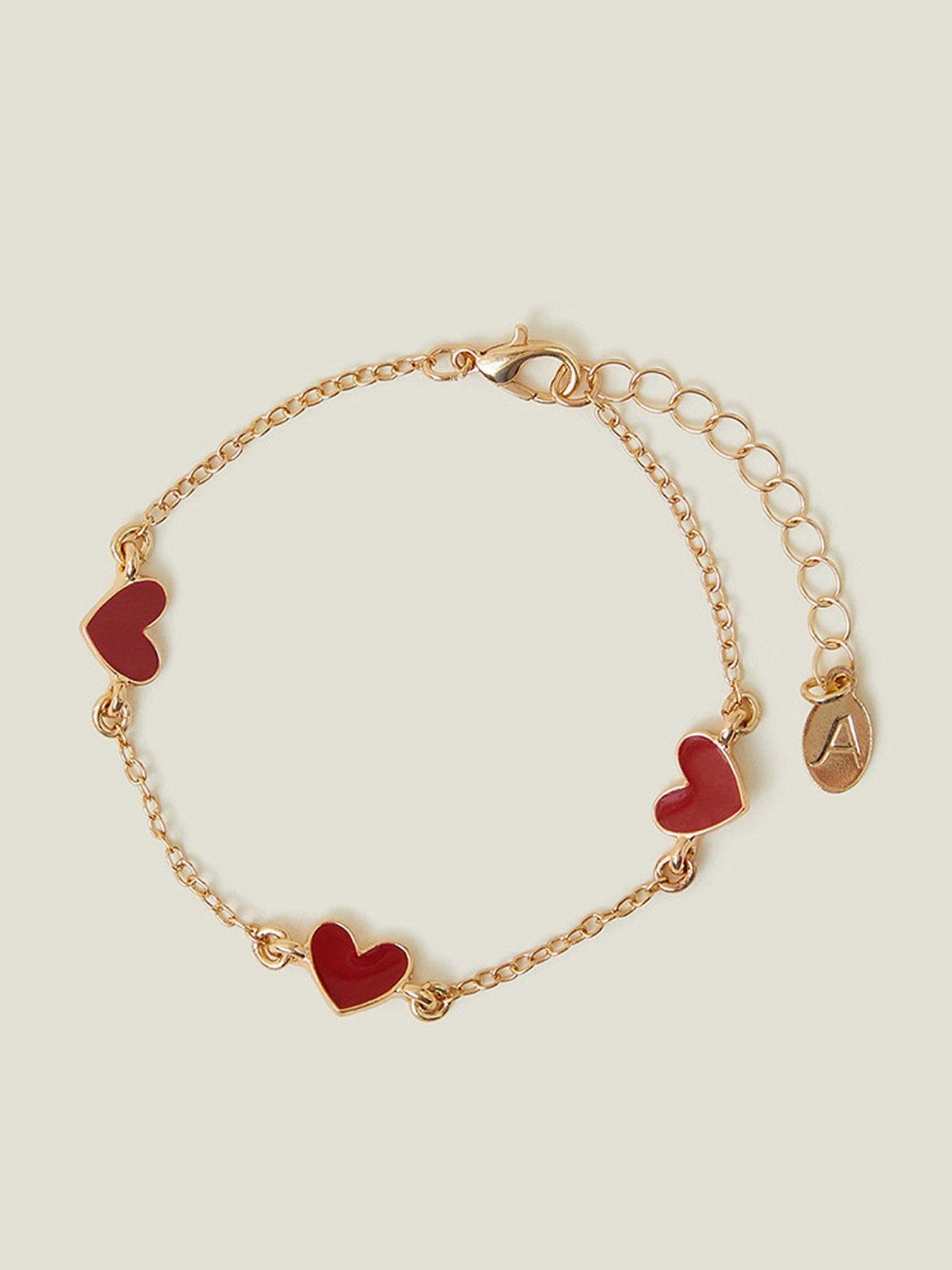 accessorize-enamel-heart-bracelet