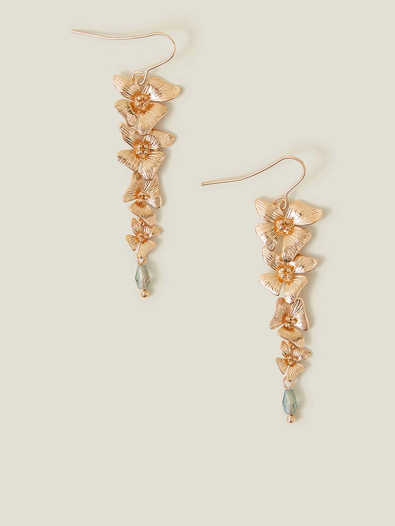 accessorize-flower-stone-drop-earrings