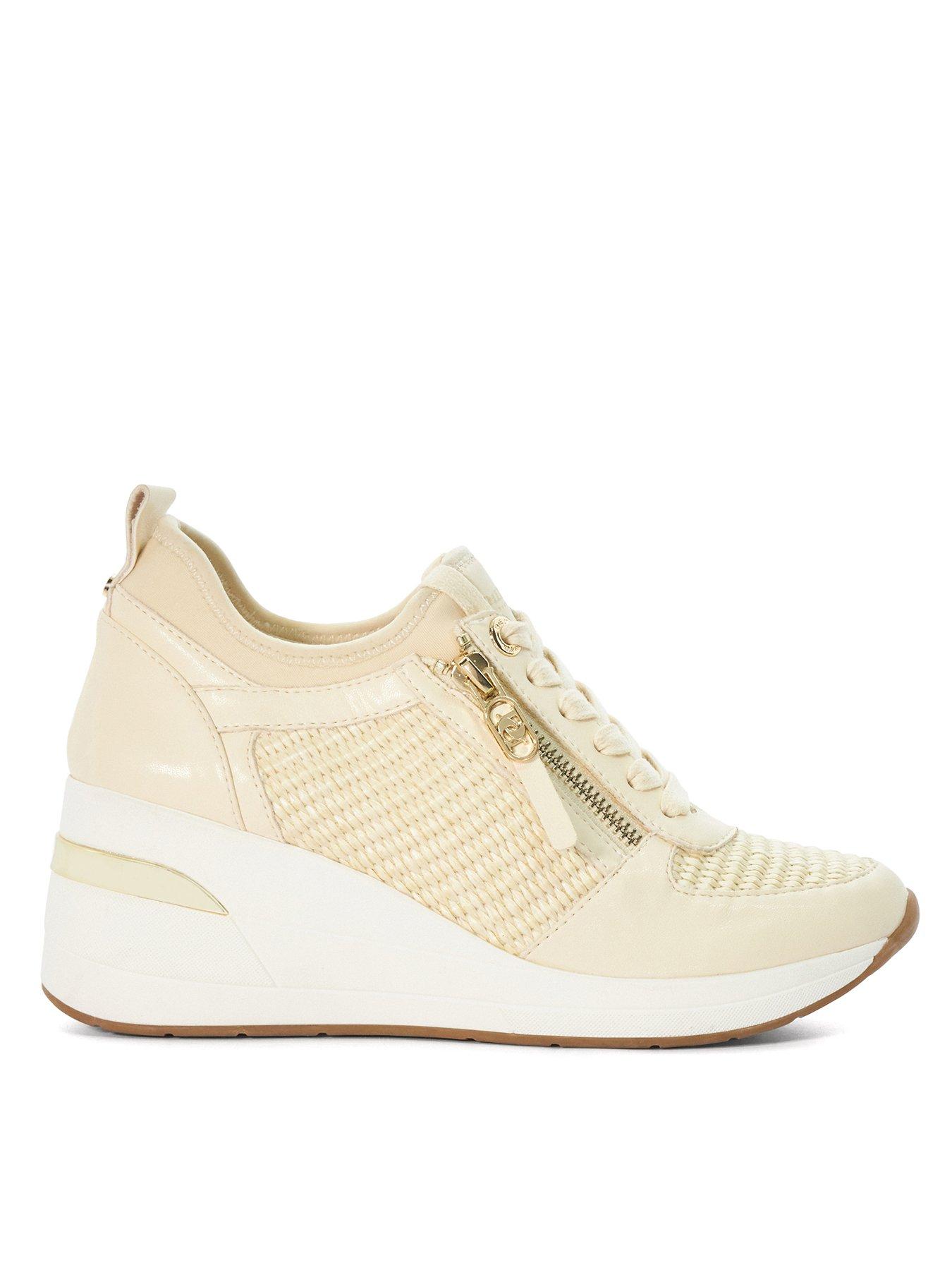 undefined Eilin Wedge Trainers - Natural