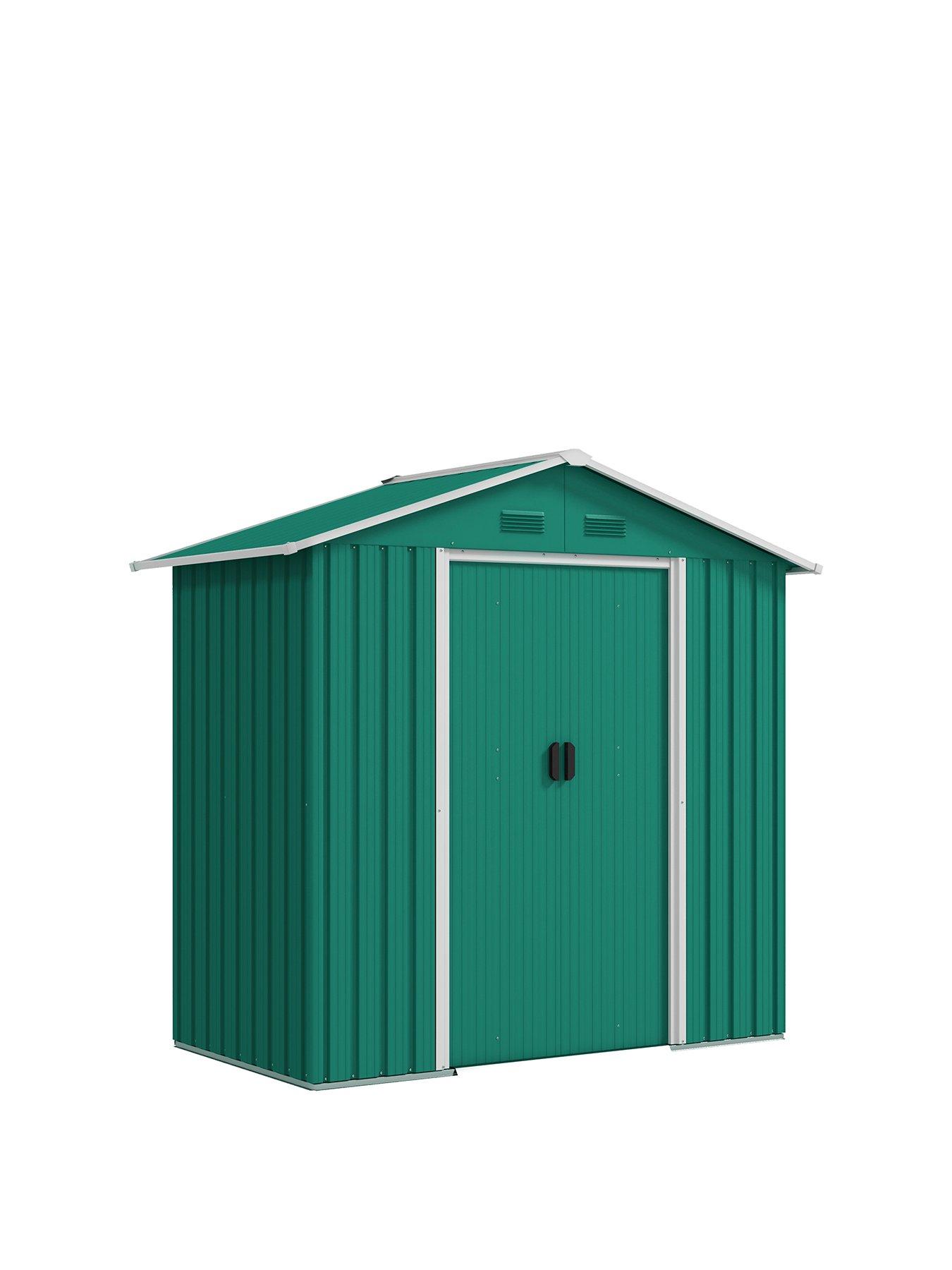 outsunny-65ft-x-35ft-garden-shed-metal-shed-for-garden-and-outdoor-storage-greenfront