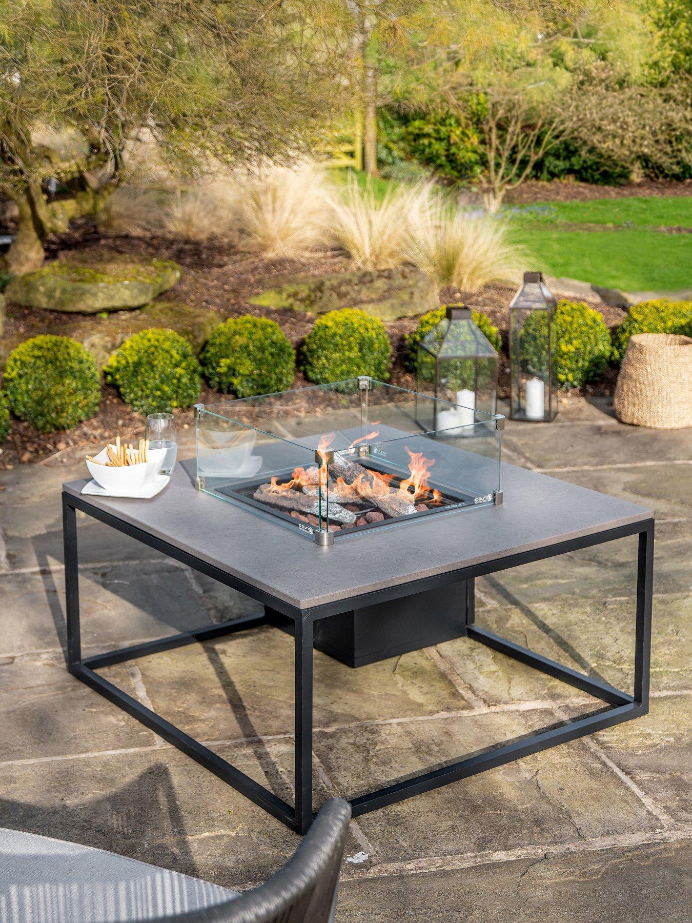 Image 6 of 6 of COSI Cosiloft 100 Black and Grey Fire Pit Table