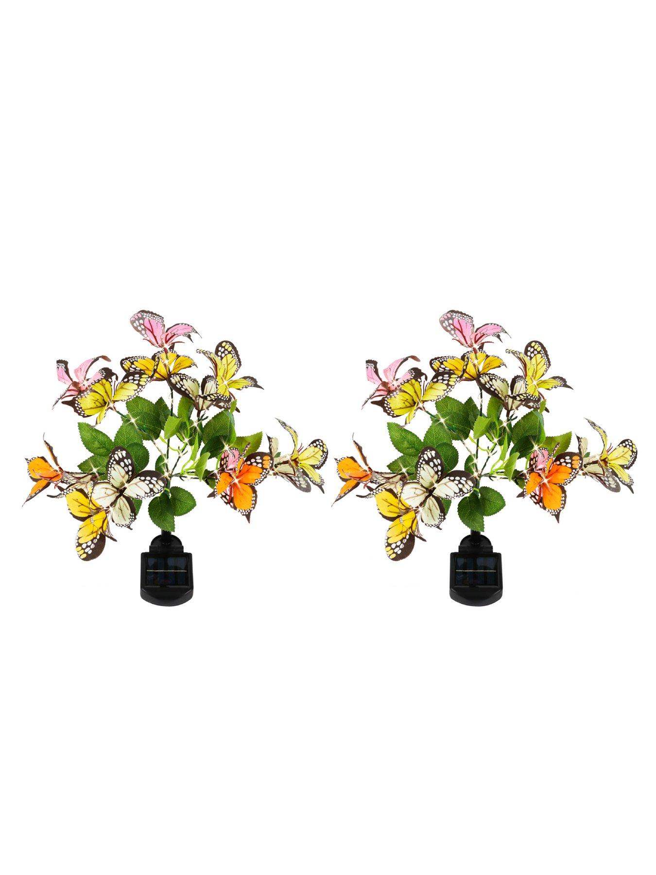 undefined Solar Butterfly Stake Lights (Pack of 2)