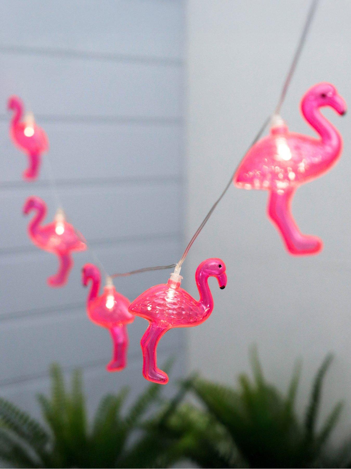 undefined 2m Solar Flamingo LED String Lights (10 Piece)