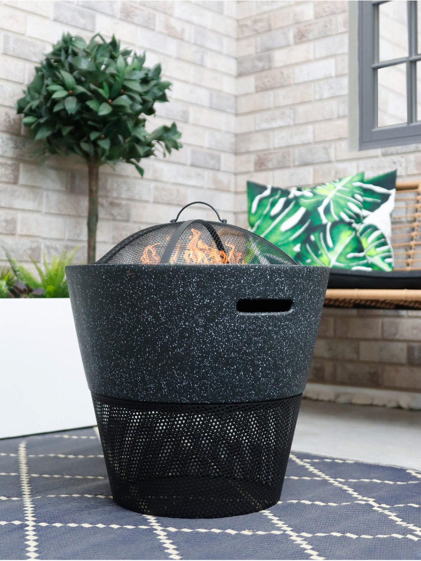 Image 1 of 7 of Streetwize MGO Round Firepit/BBQ with Log Storage