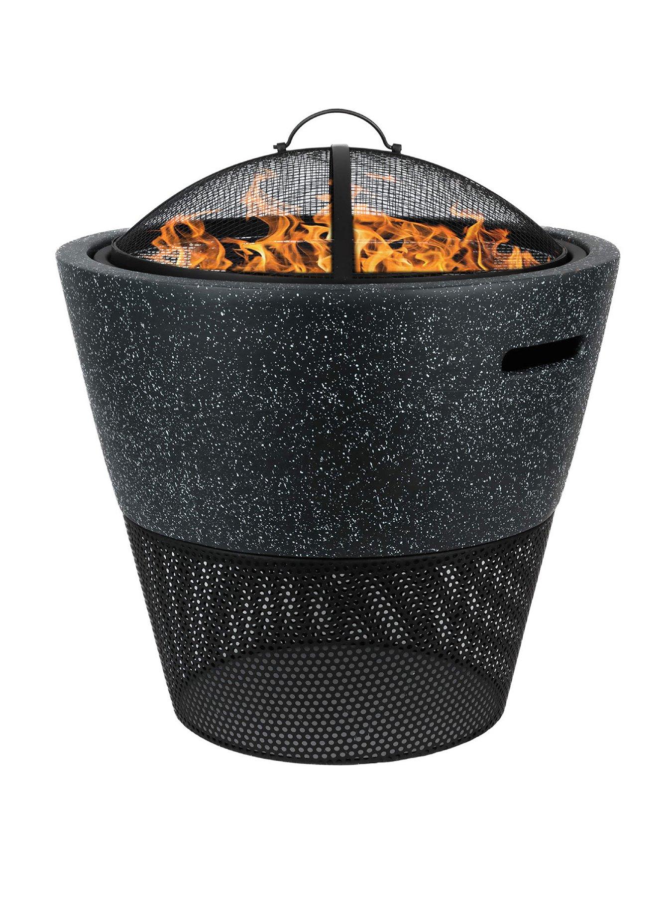 Image 2 of 7 of Streetwize MGO Round Firepit/BBQ with Log Storage