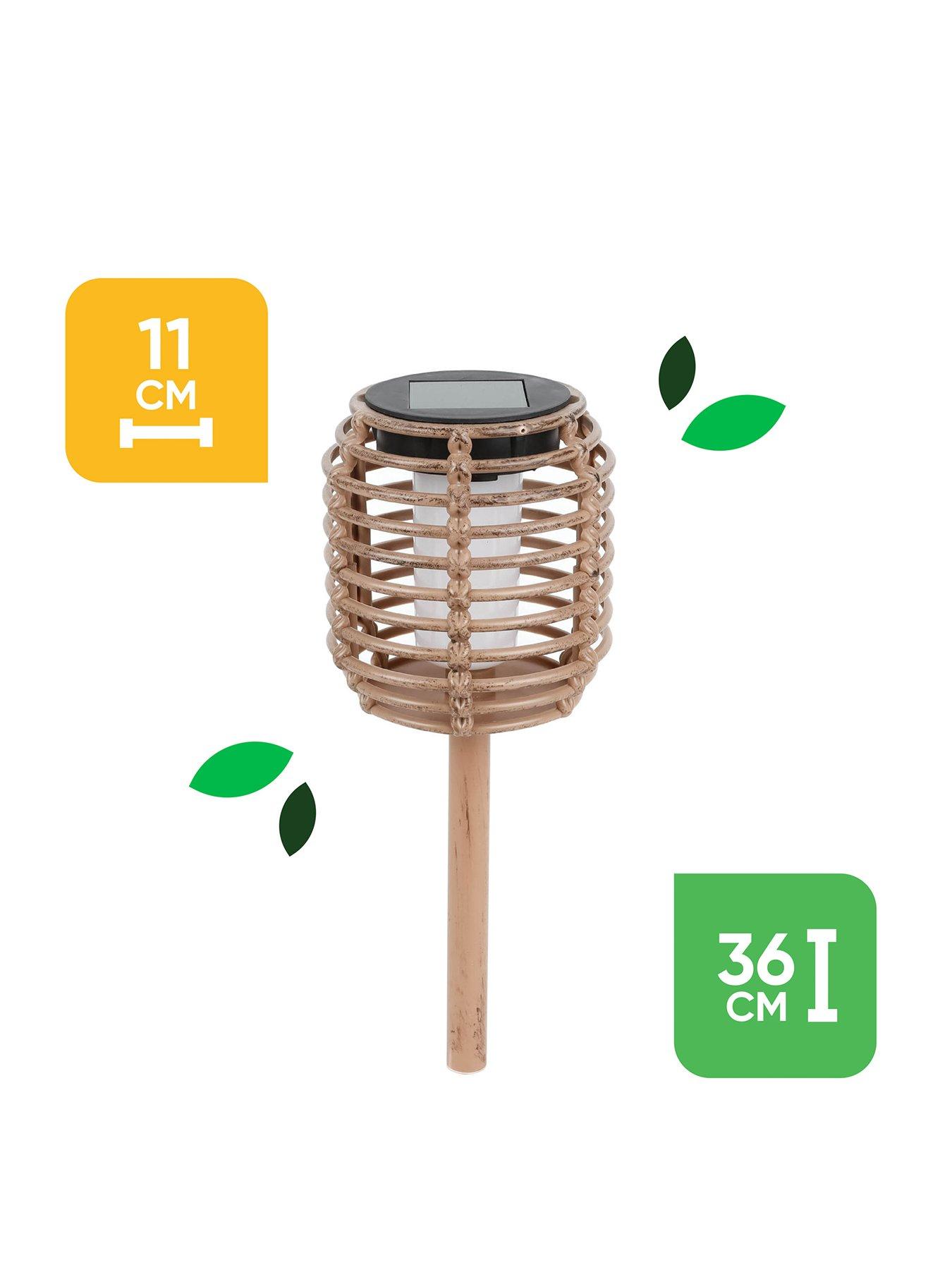streetwize-solar-rattan-effect-plasticnbspstake-lights-pack-of-2stillFront