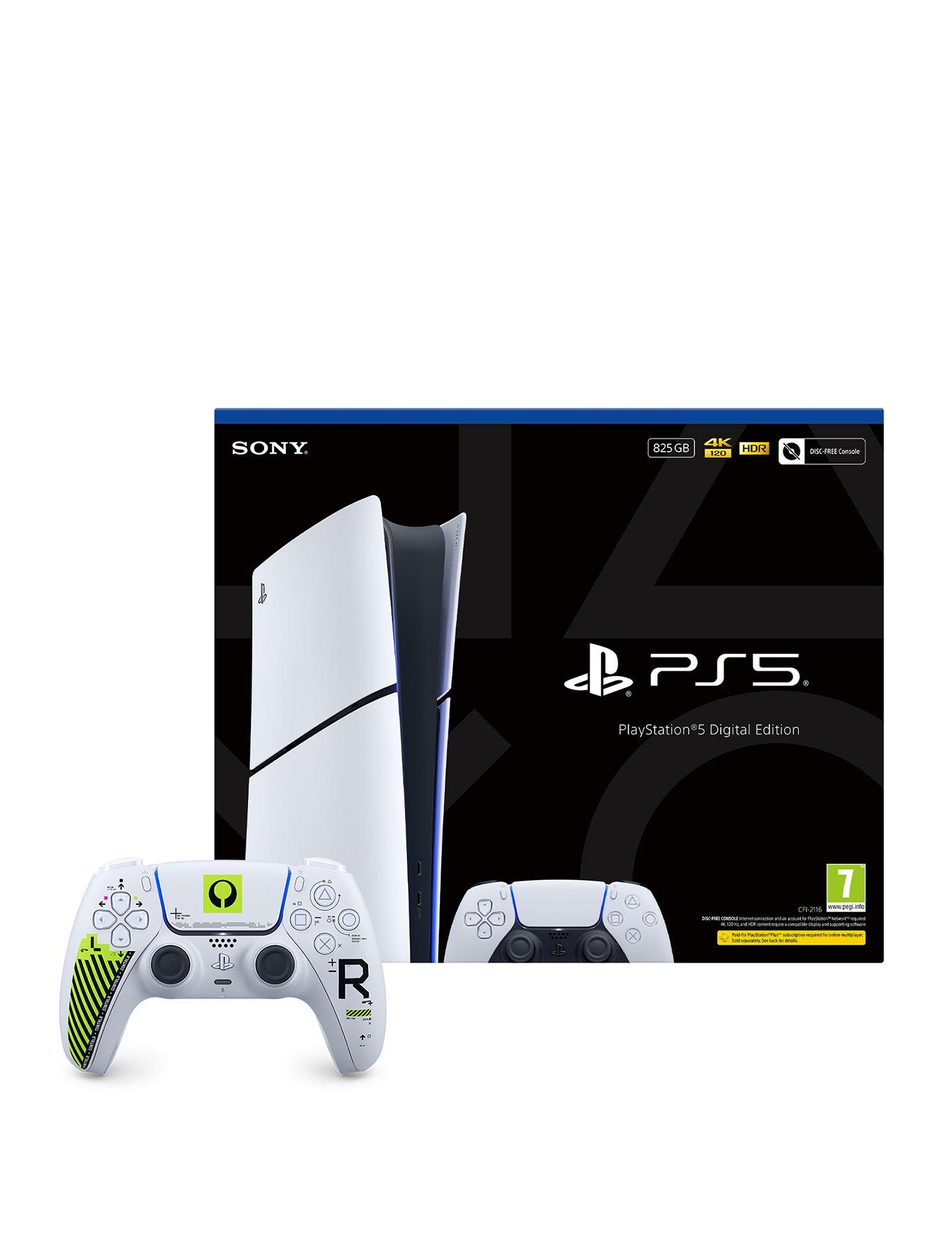 Image 1 of 8 of Playstation PlayStation&reg;5&nbsp;Digital Edition Console - 825GB &amp; DualSense&reg; Wireless Controller &ndash; Marathon&trade; Limited Edition