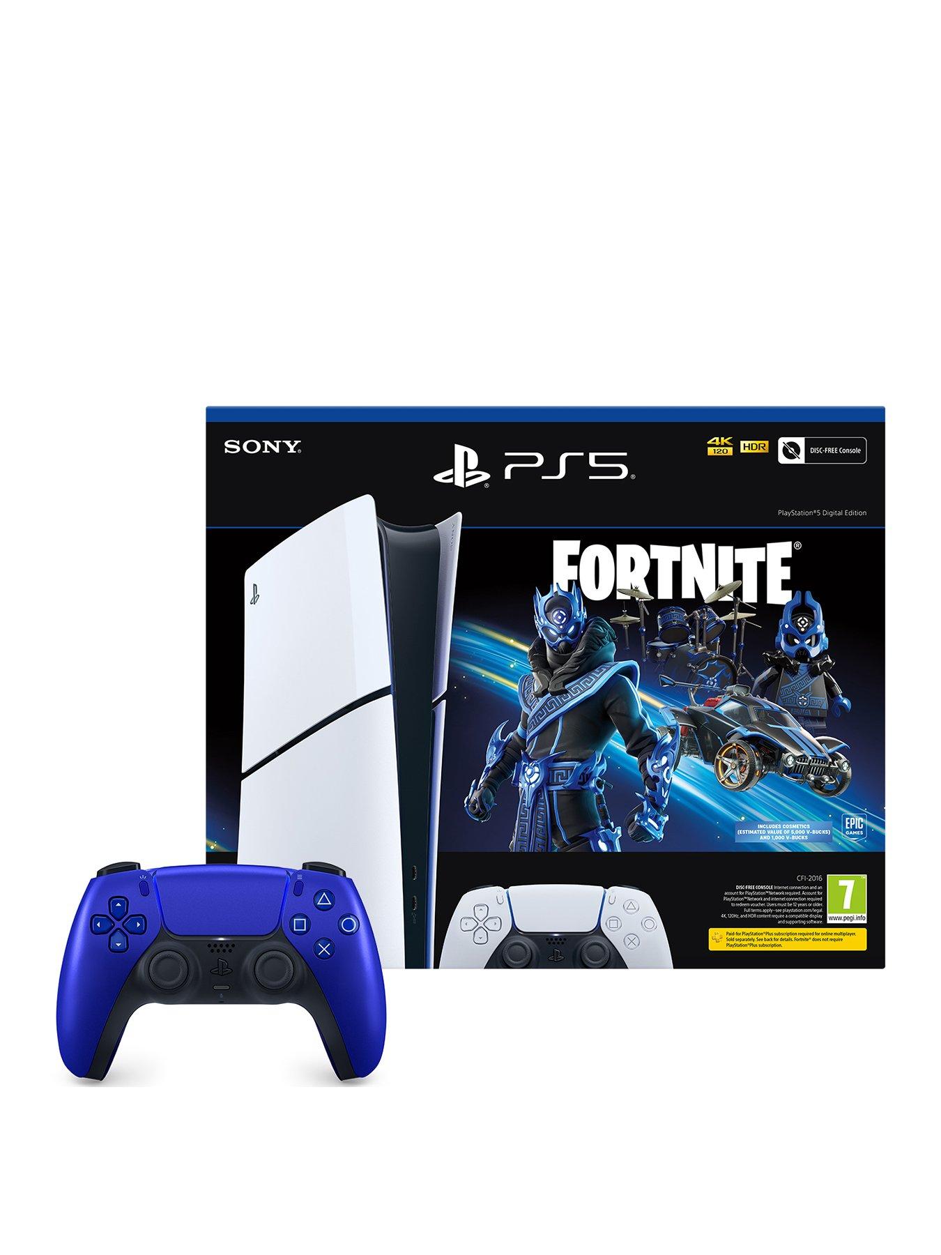 playstation-5-digital-edition-fortnitesupregsup-cobalt-star-bundle-ampnbspdualsense-wireless-controller-cobalt-bluefront